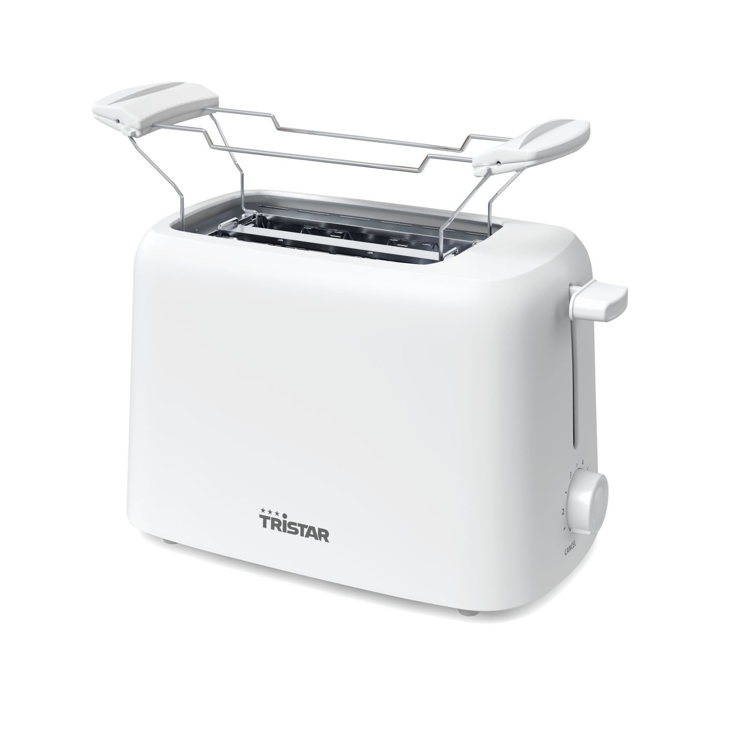 Toaster Tristar BR-1061 Toaster – 6 Bräunungsstufen – Brötchenaufsatz