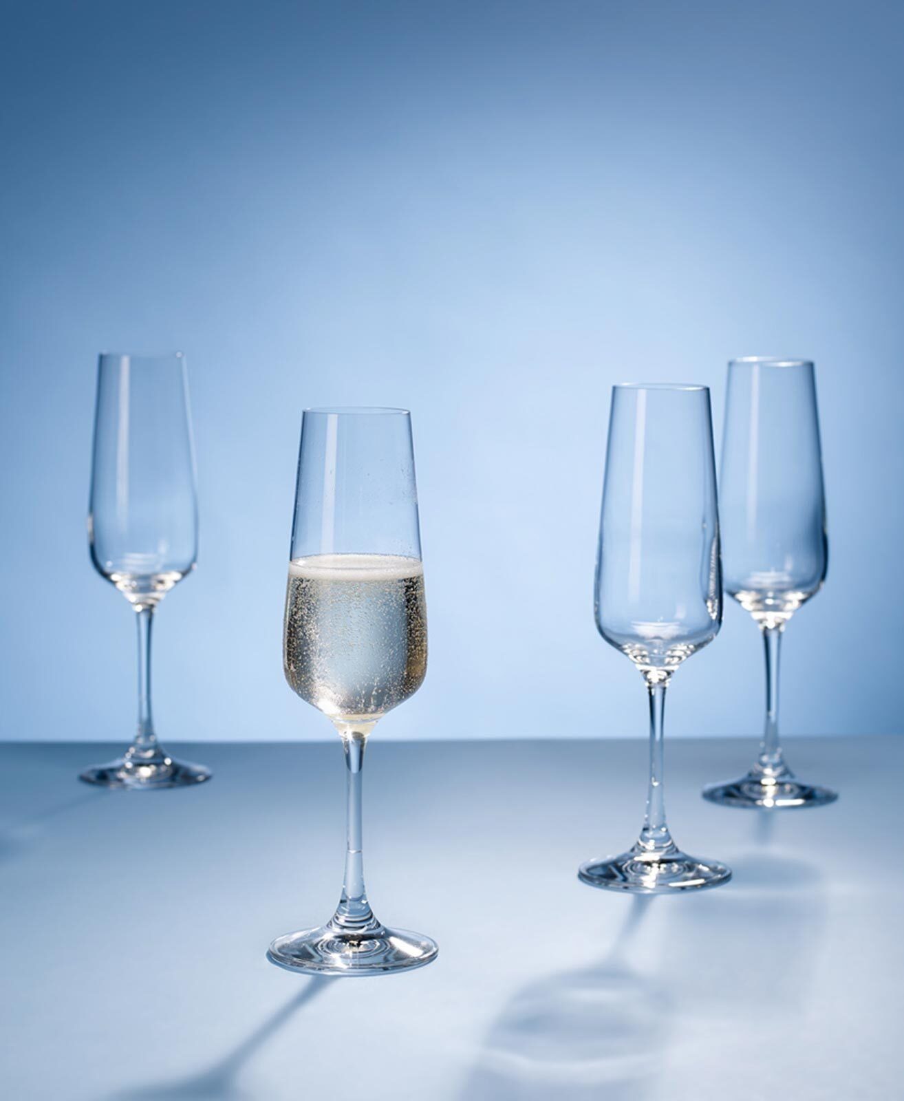 Villeroy & Boch Gläser-Set Ovid Wein- und Sektgläser 12er Set, 12-tlg., Glas