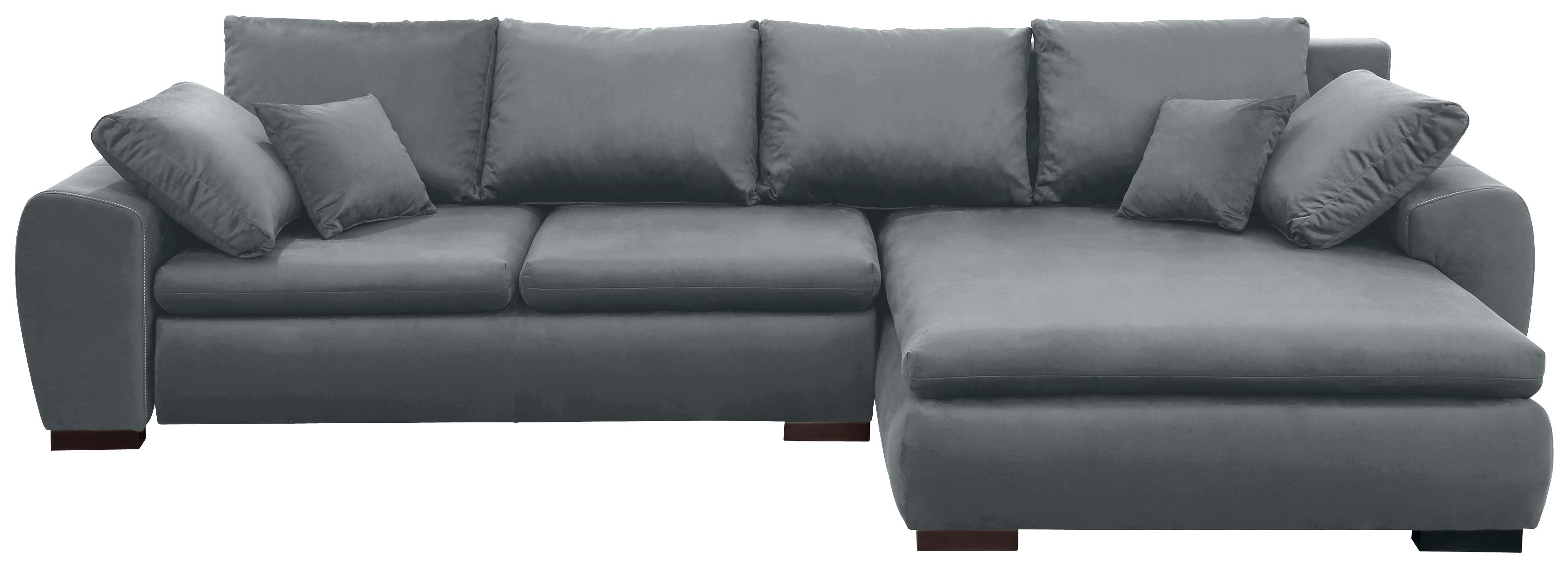 Home affaire Ecksofa Cara Mia L-Form, B: 325 cm, mit 4 Zierkissen, optional Bettfunktion & Bettkasten