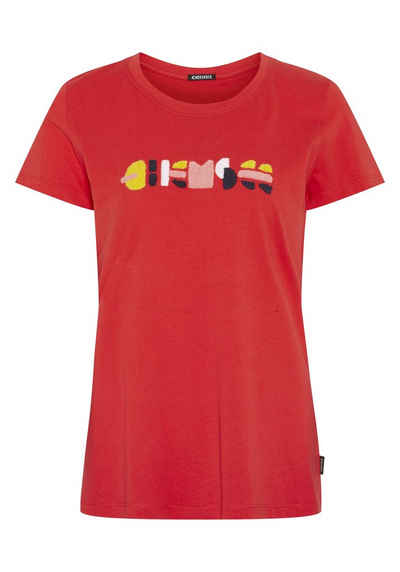 Chiemsee Print-Shirt T-Shirt mit appliziertem Label-Schriftzug 1