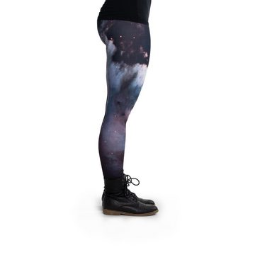 cosey Leggings Festival Leggings/Tights (Einheitsgröße XS-L) White Nebula