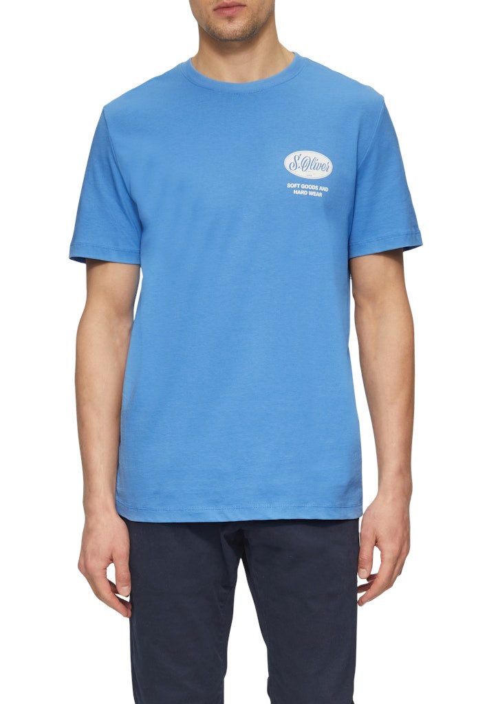 s.Oliver Kurzarmshirt T-Shirt mit Artwork Artwork günstig online kaufen