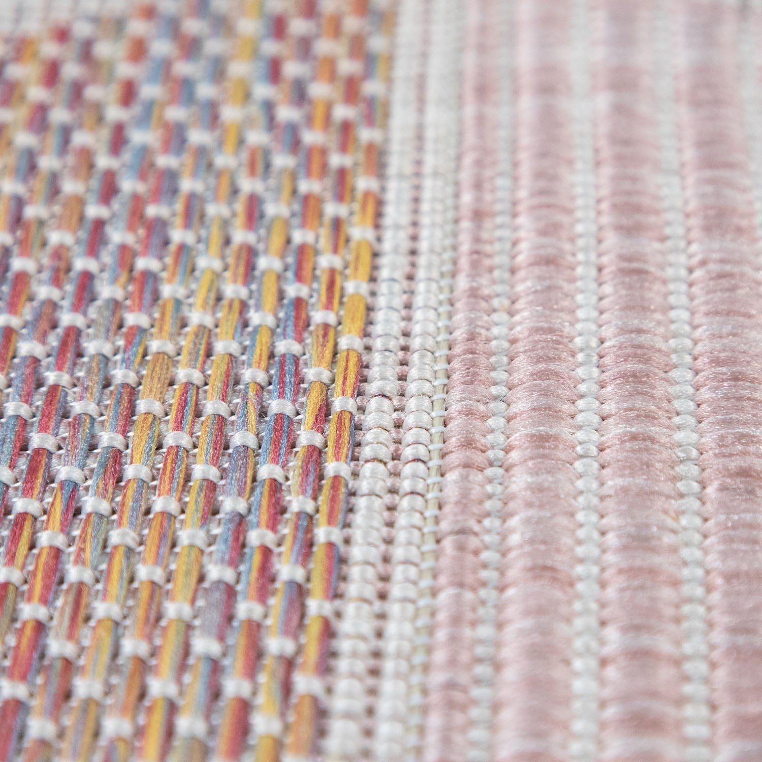 Home, Pastell- mm, Outdoor Paco rechteckig, Höhe: Teppich Flachgewebe, geeignet Kuba modernes Design, 130, Farben, 4