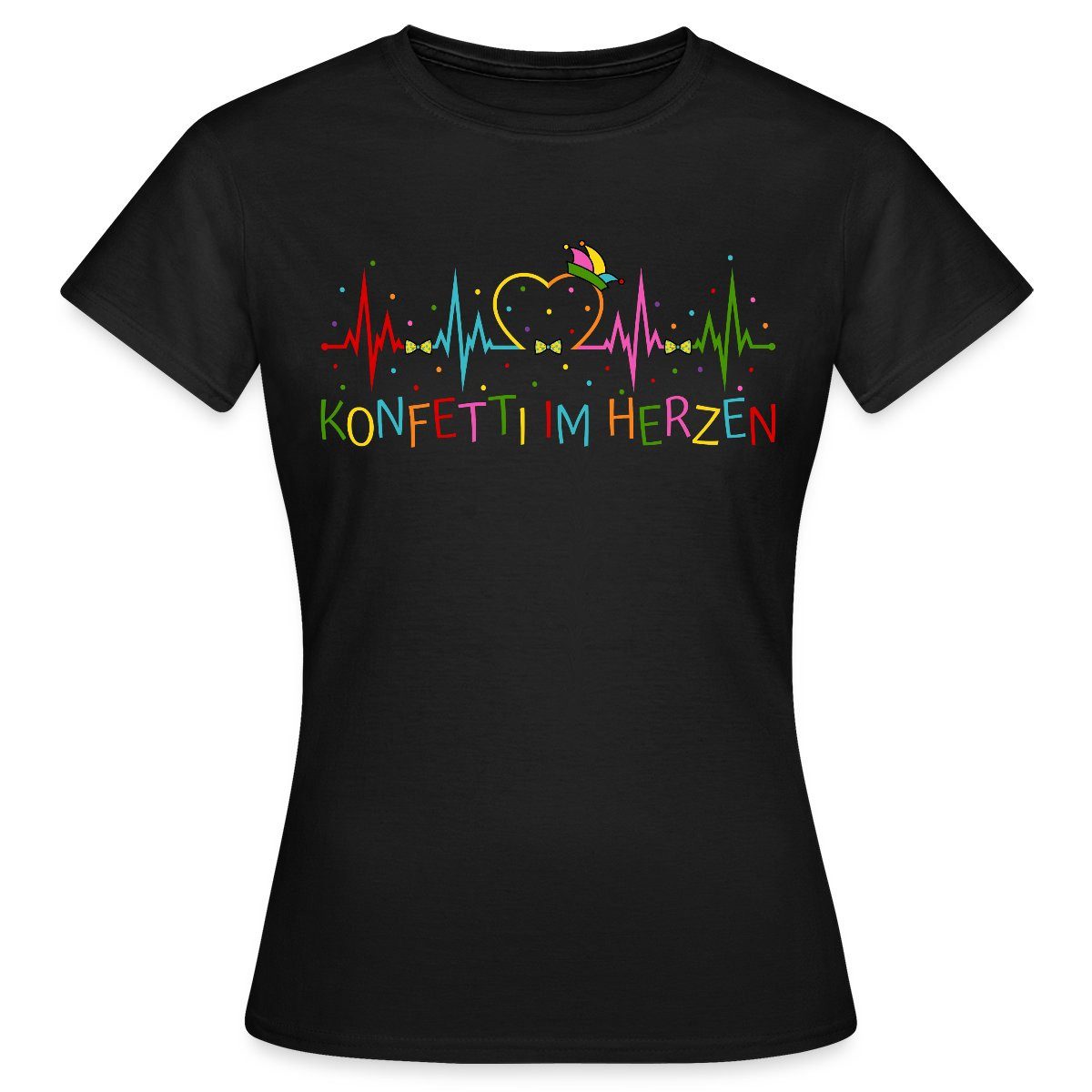 Spreadshirt T-Shirt Herzschlag Konfetti Im Herzen günstig online kaufen