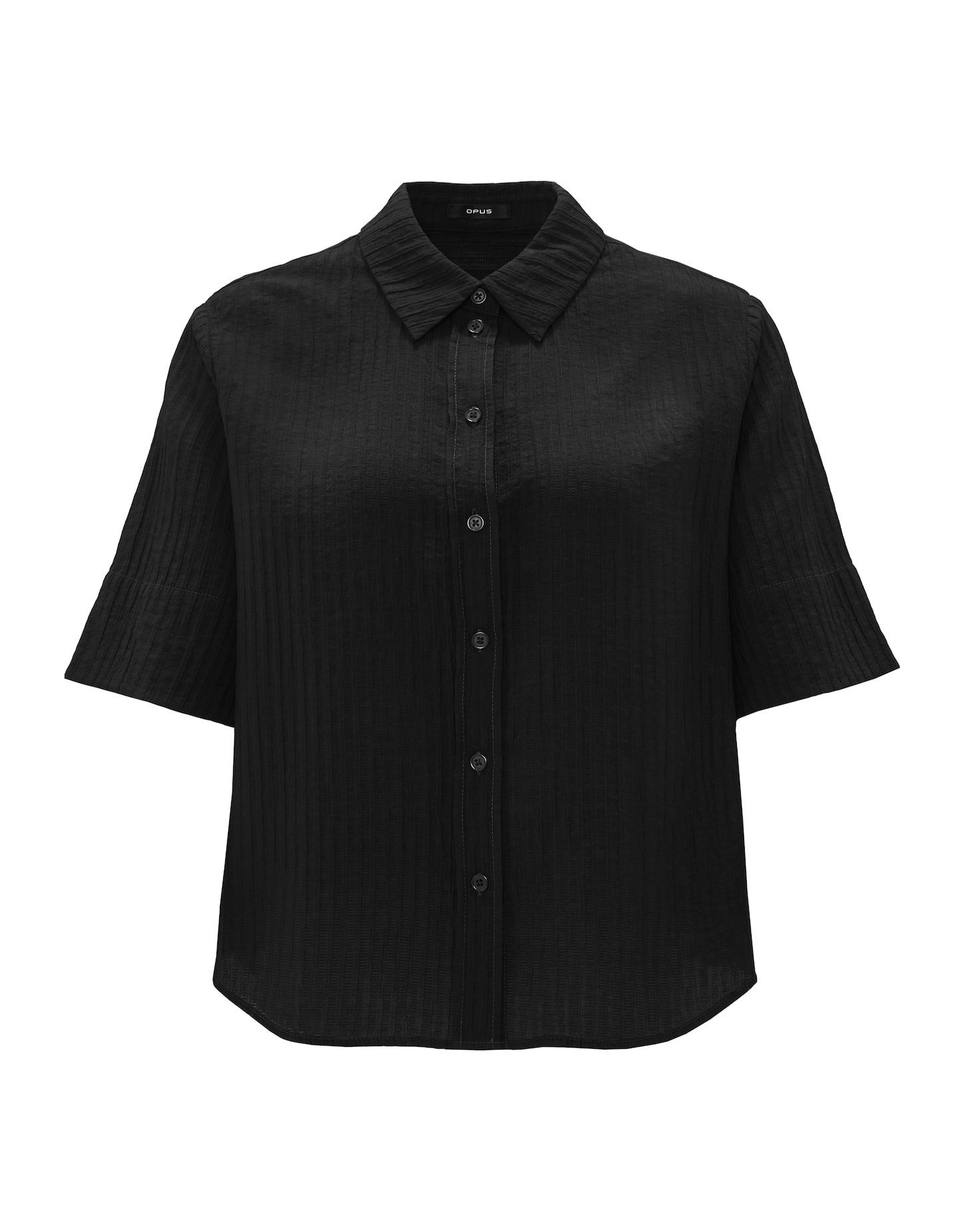 OPUS Kurzarmbluse Hemdbluse FALYA Boxy Fit günstig online kaufen
