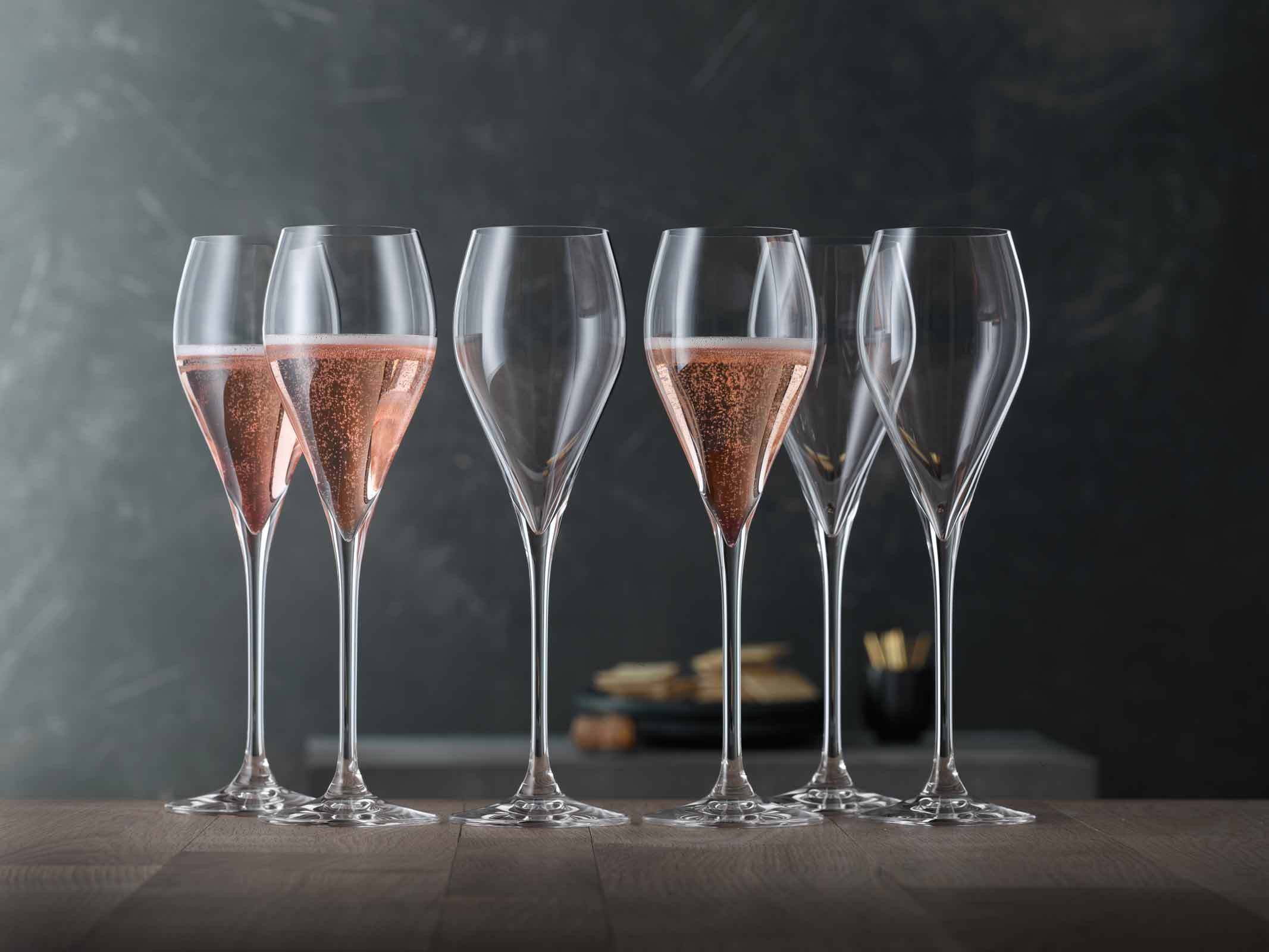 SPIEGELAU Champagnerglas Sparkling Party Champagnergläser 250 ml, 6-tlg., Glas