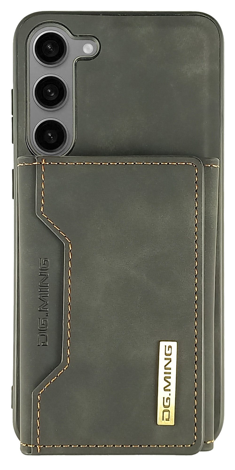 Traumhuelle Handyhülle COVER abnehmbare PORTEMONNAIE SCHWARZ Wallet Hülle Brieftasche Case, für Samsung S23 S22 S21 FE Plus Ultra A14 A34 A54 5G iPhone 15 Pro Max