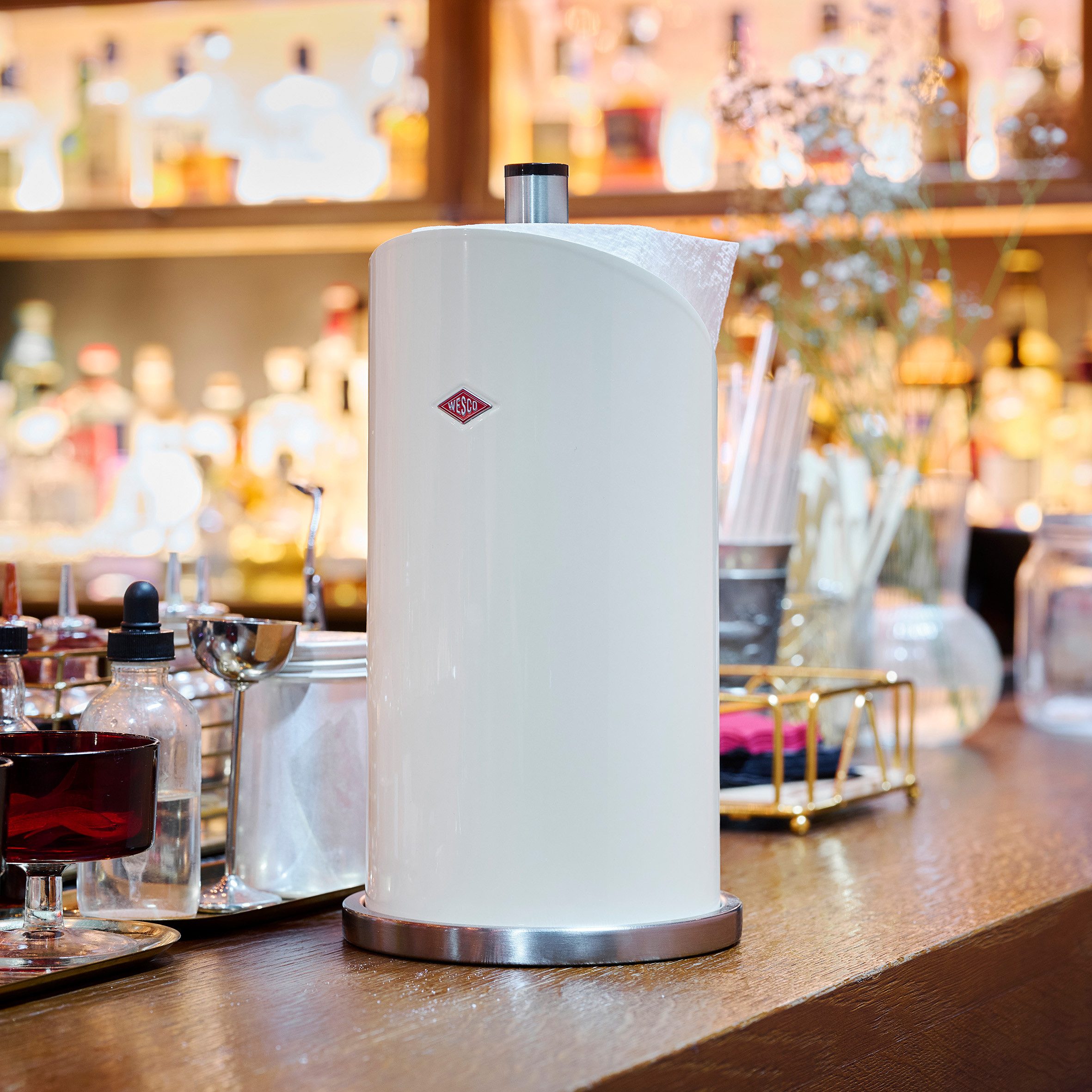 WESCO Küchenrollenhalter Papierrollenhalter, Höhe ca. 30 cm, (1-St), für ha günstig online kaufen