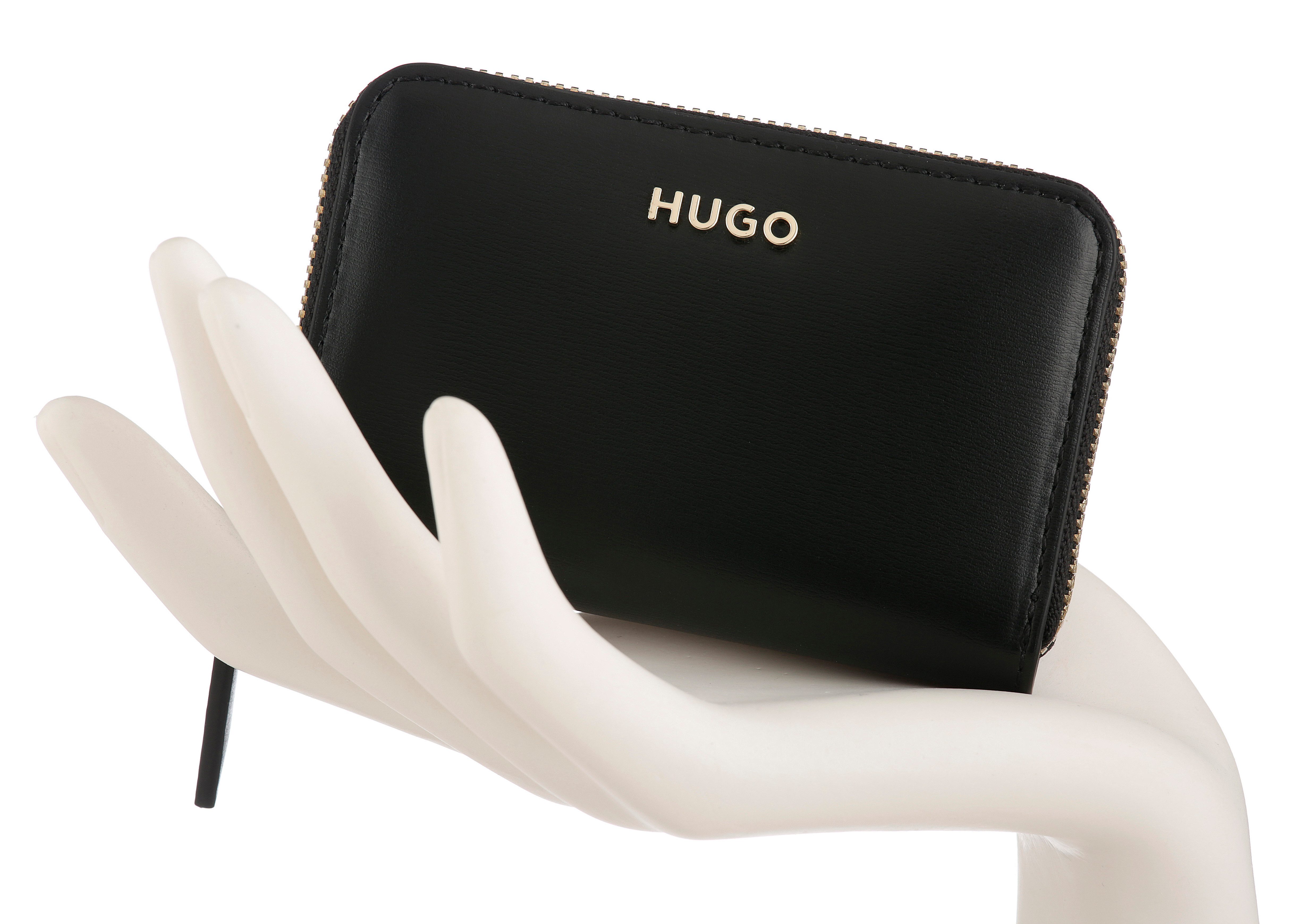 HUGO Geldbörse Syndra, Damen Portemonnaie, schlicht und elegante Geldbörse
