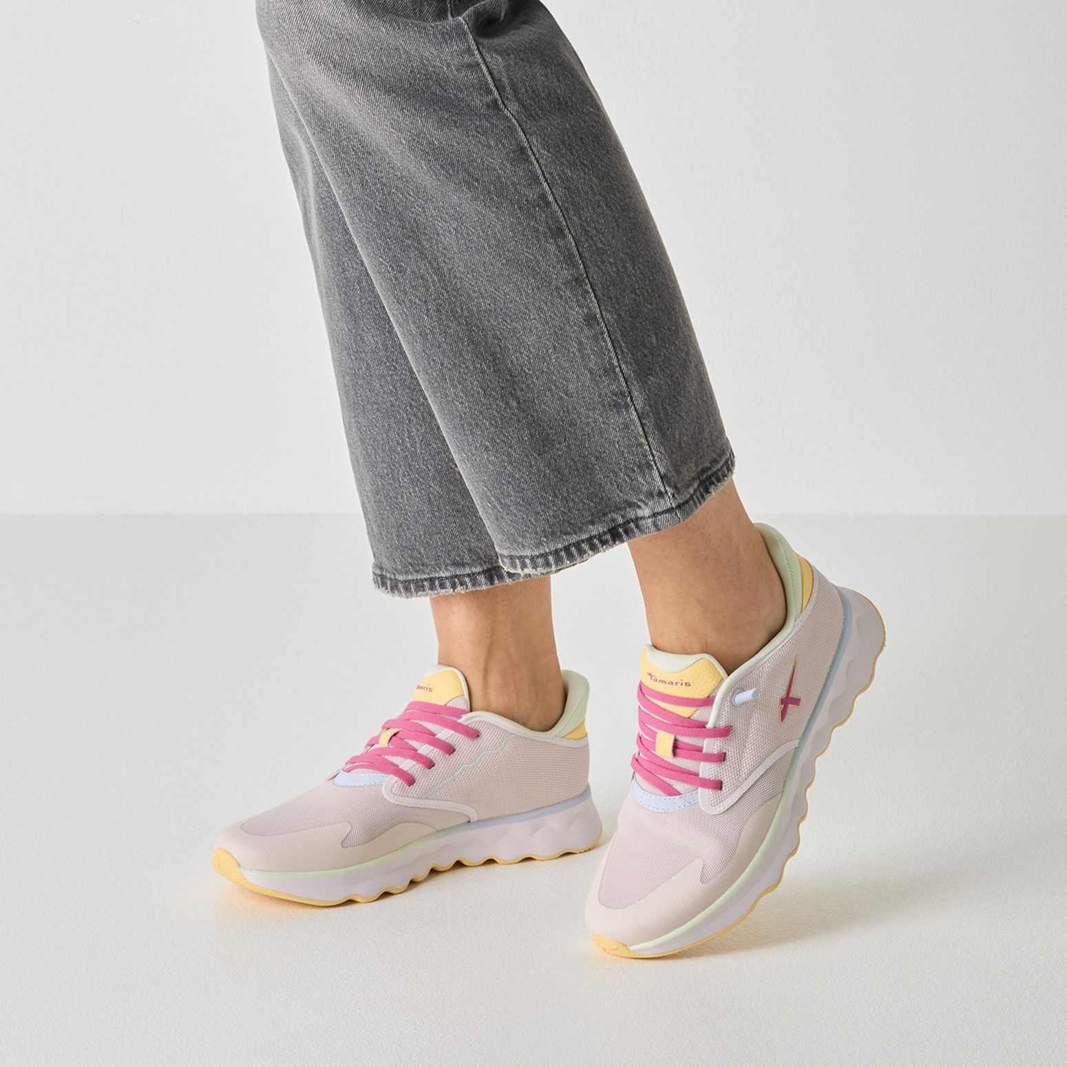 Tamaris Slip-On Sneaker Freizeitschuh, Halbschuh, Slipper mit Ortholite-Ausstattung