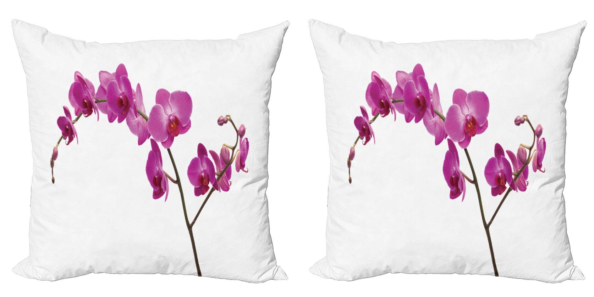 Kissenbezüge Modern Accent Doppelseitiger Digitaldruck, Abakuhaus (2 Stück), Orchideen Wilde Orchideen Petals