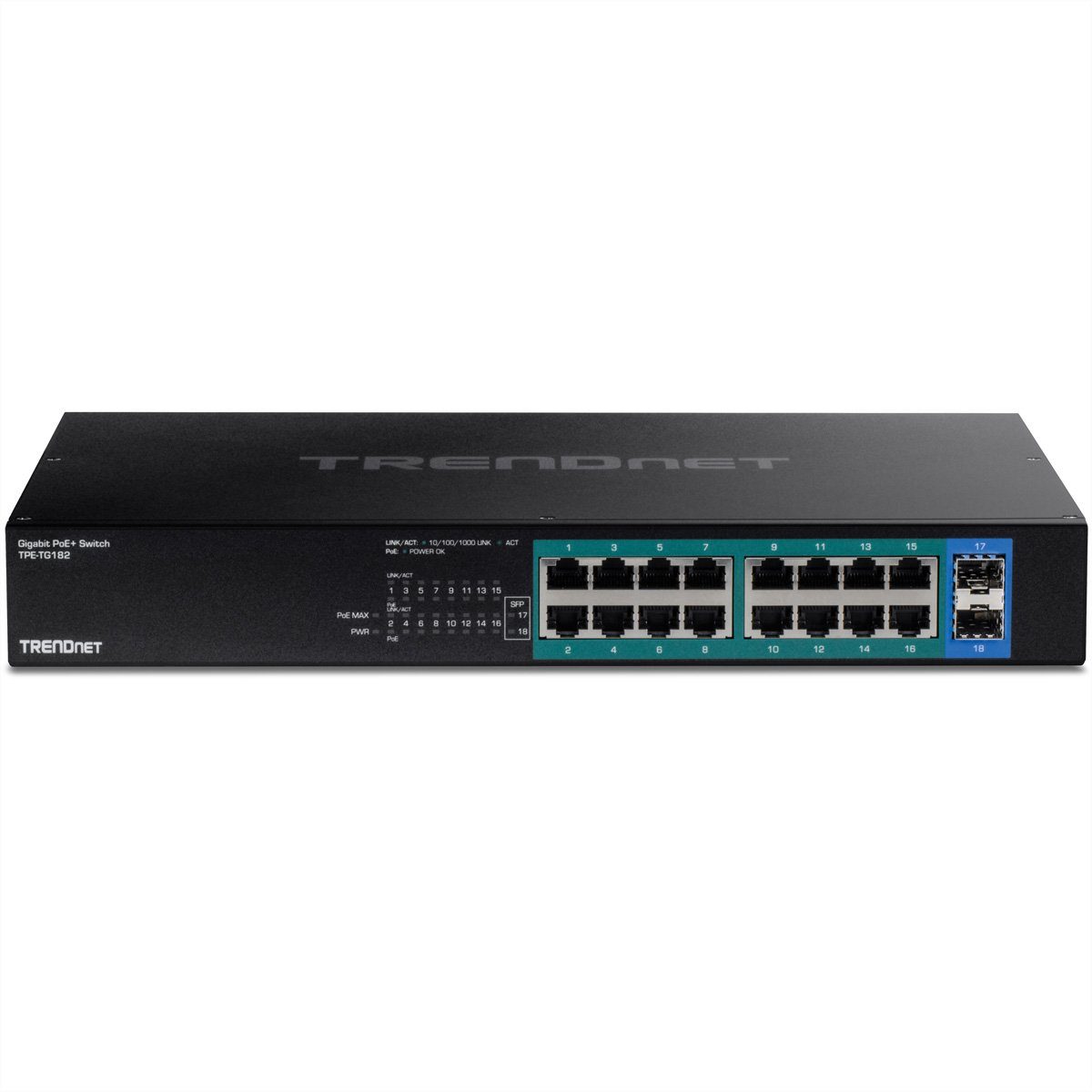 TPE-TG182 PoE+ Trendnet Netzwerk-Switch Switch 18-Port Gigabit