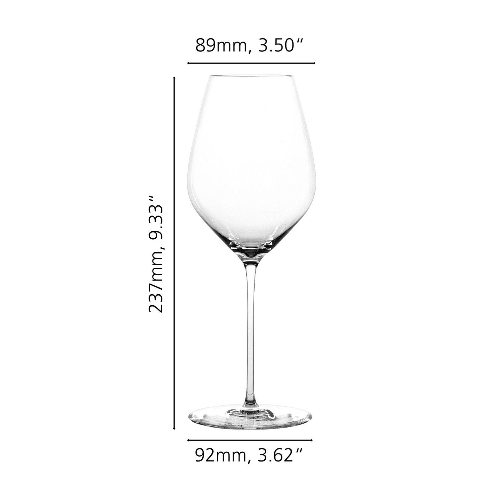 SPIEGELAU Weinglas Hi-Lite Universalgläser 510 ml 2er Set, 2-tlg., Glas