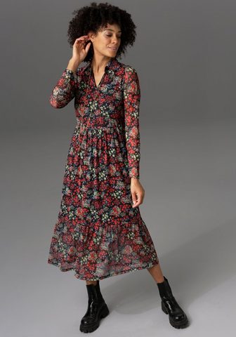Aniston CASUAL Suknelė su spalvingas Blumendruck