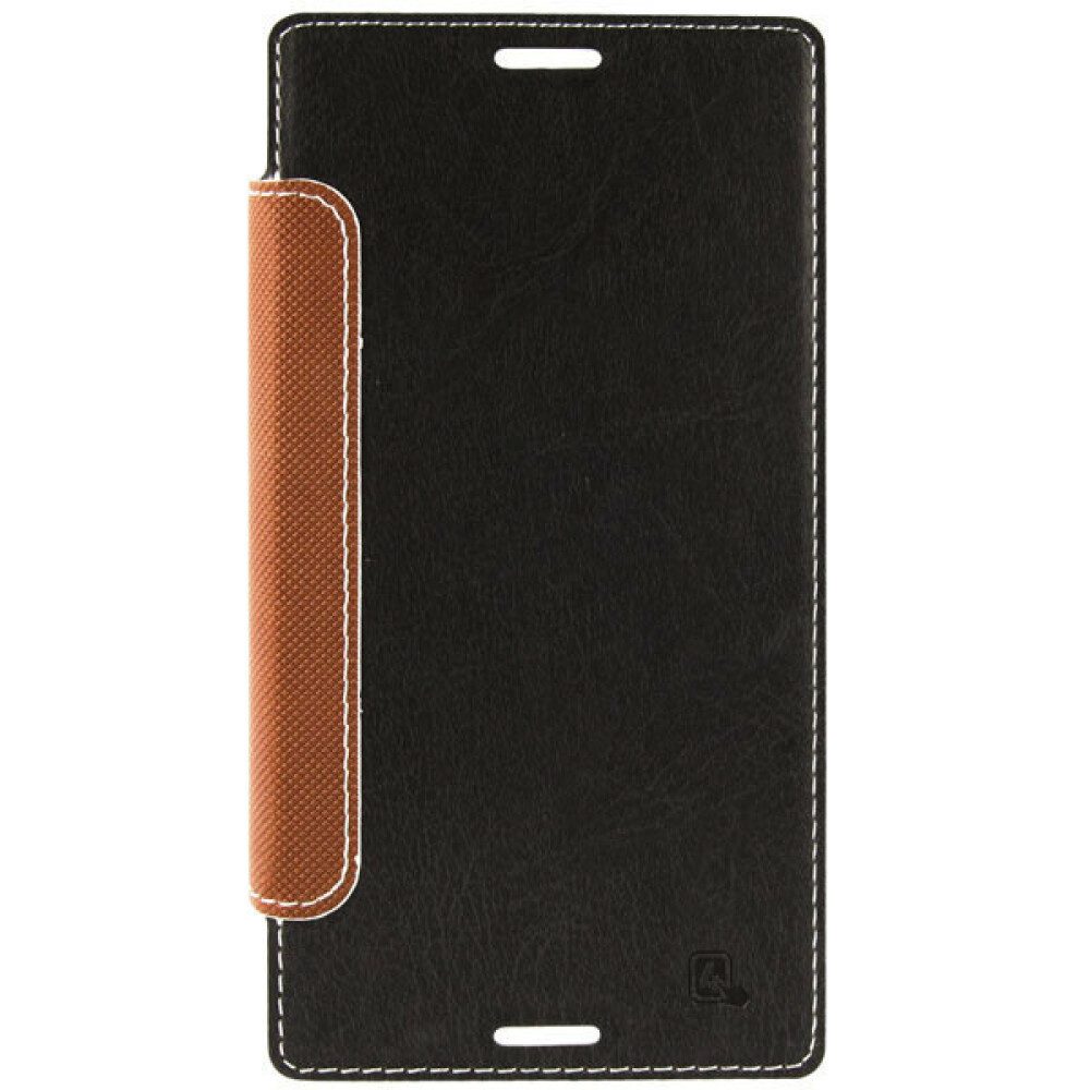 Handytasche Book Case Handyhülle für Sony Xperia M4 Aqua Schwarz 4ST7018 (Book Cover)