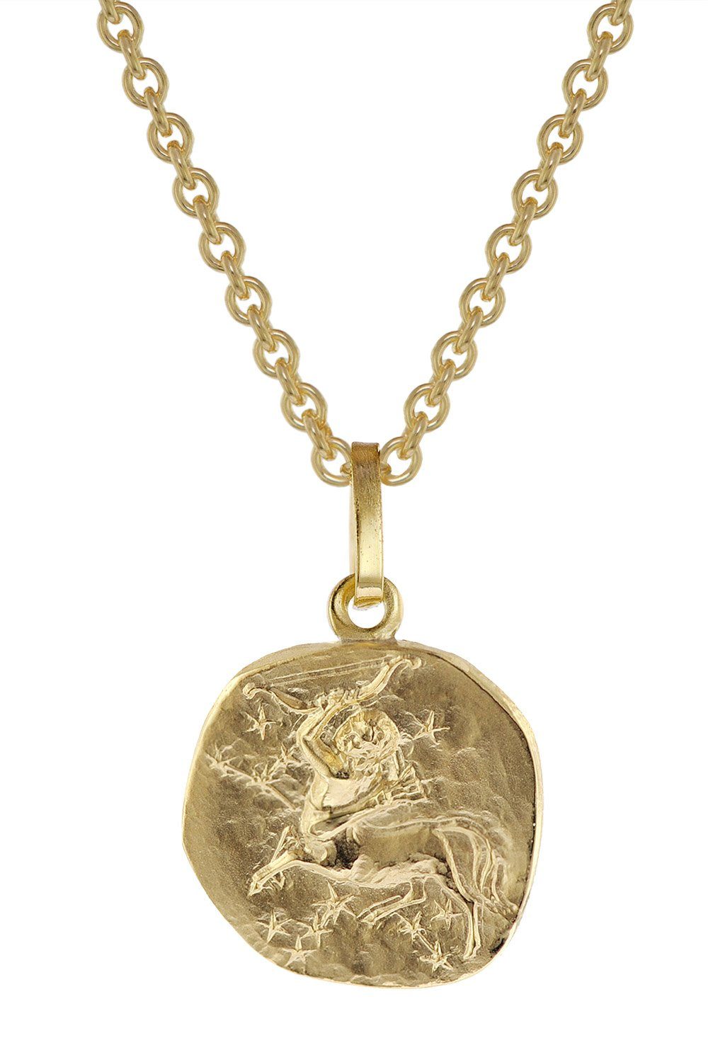 trendor Kette mit Anhänger für Kinder Schütze Gold 333 Anhänger +