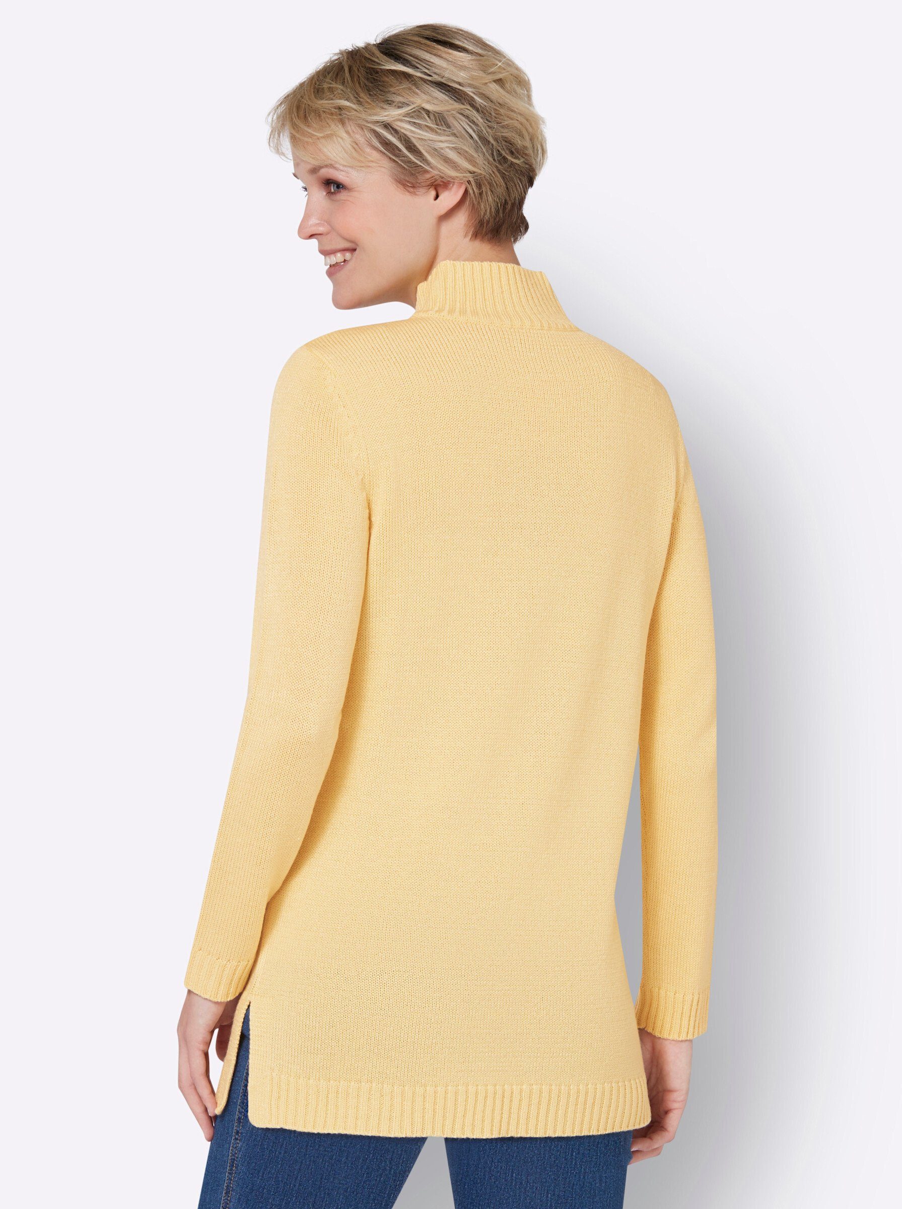 Sieh an! Strickpullover Longpullover günstig online kaufen
