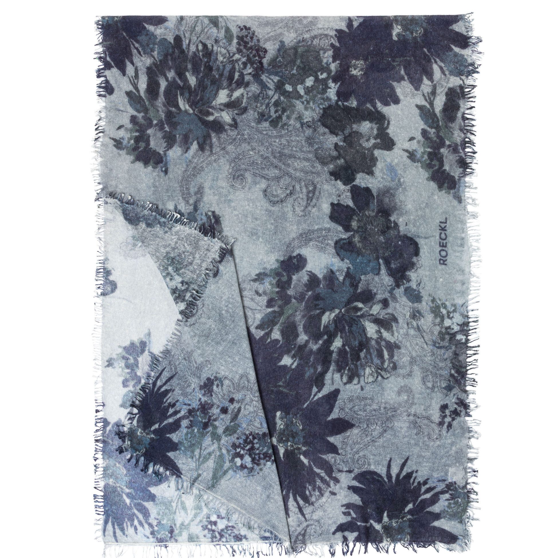 Roeckl Schal FLOWER DUST, Damenschal mit Blumen Muster