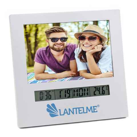 Lantelme Bilderrahmen Bilderrahmen mit Digitalthermometer, für 1 Bilder, für 10cm x 15cm Fotos