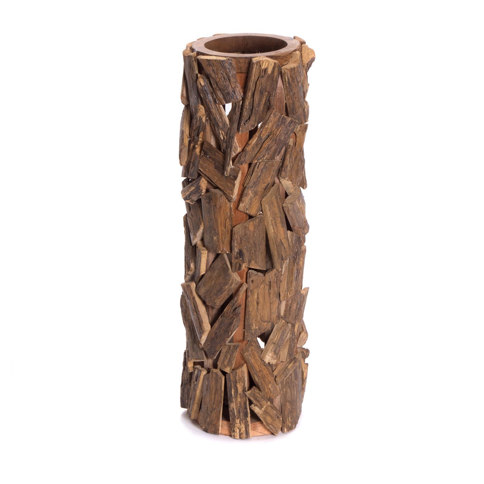 CREEDWOOD Dekosäule BODEN SÄULE "VELA", 58 cm, Holz massivholz, Bodenleucht günstig online kaufen