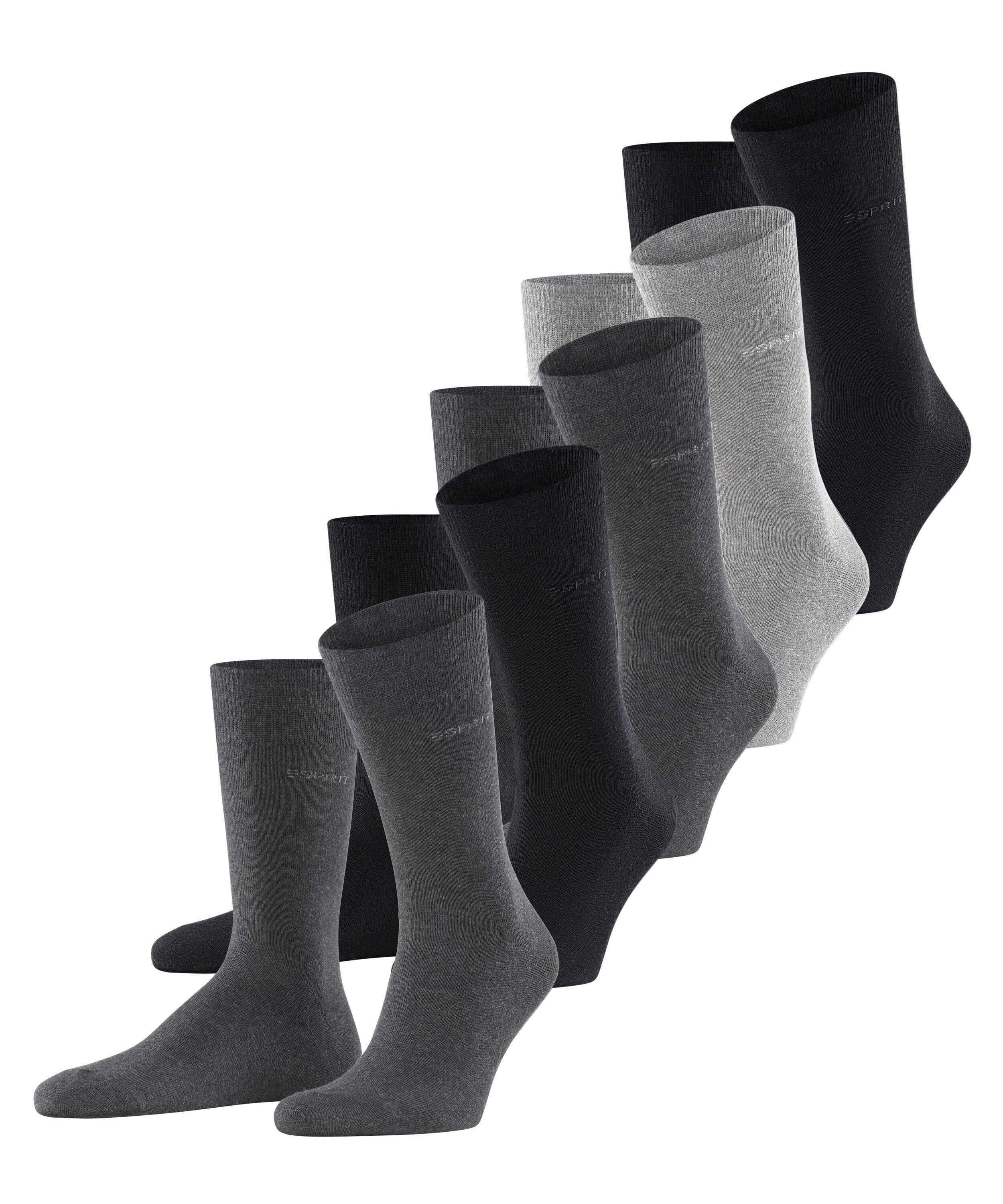 Esprit Socken Solid-Mix 5-Pack (5-Paar) sortiment (0030)