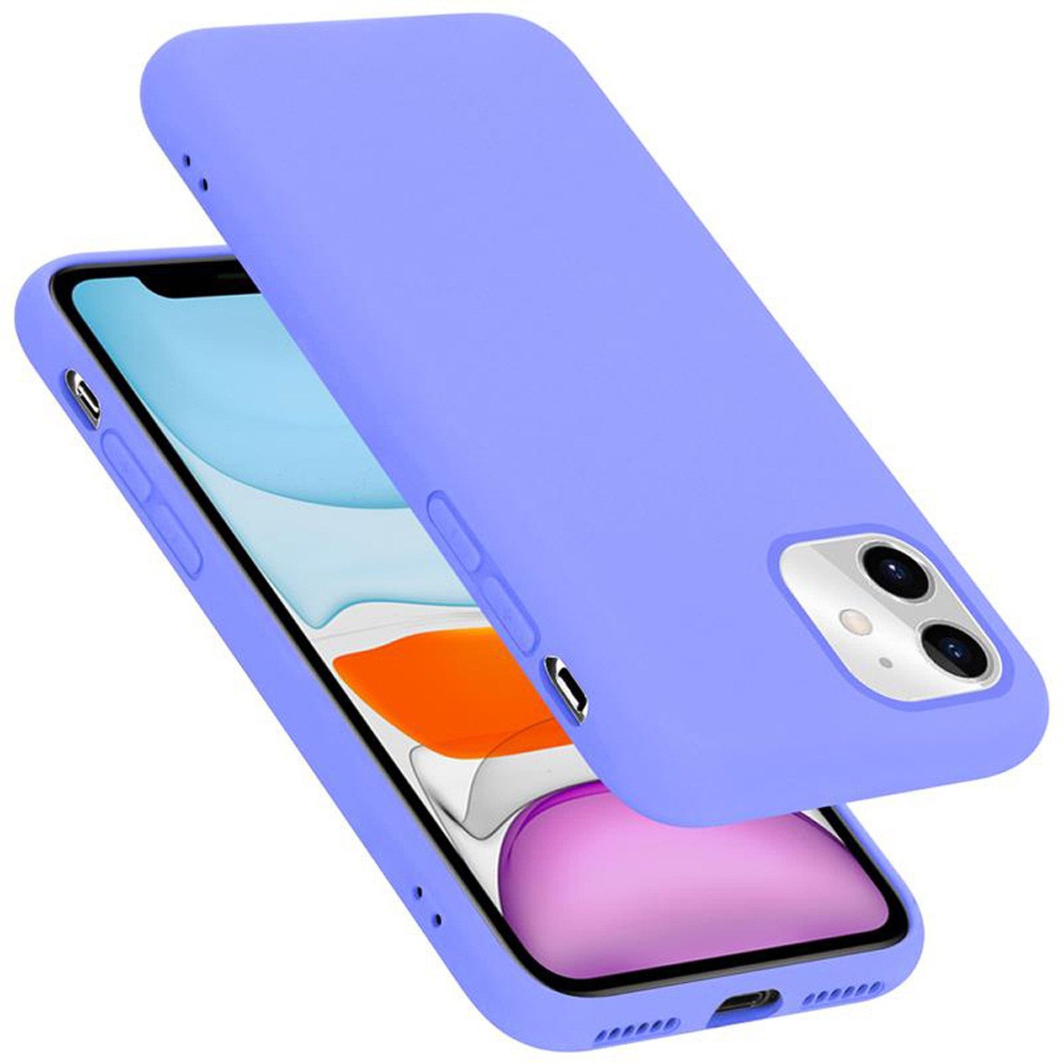 Cadorabo Handyhülle für iPhone 11 Hülle Apple iPhone 11, Flexible Hülle TPU Silikon Schutzhülle Back Cover Case