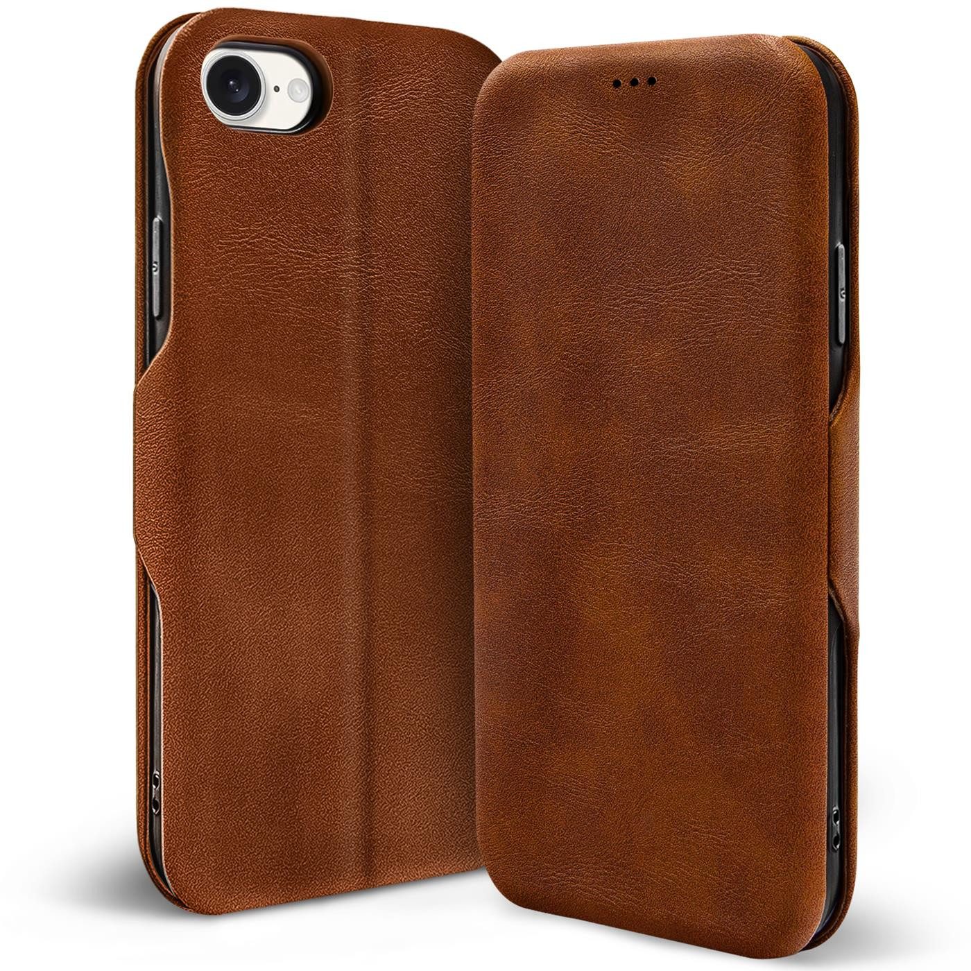 CoolGadget Handyhülle Business Premium Hülle Für iPhone 17e / iPhone 16e 6,1 Zoll, Handy Tasche mit Kartenfach für Apple iPhone 16e Schutzhülle