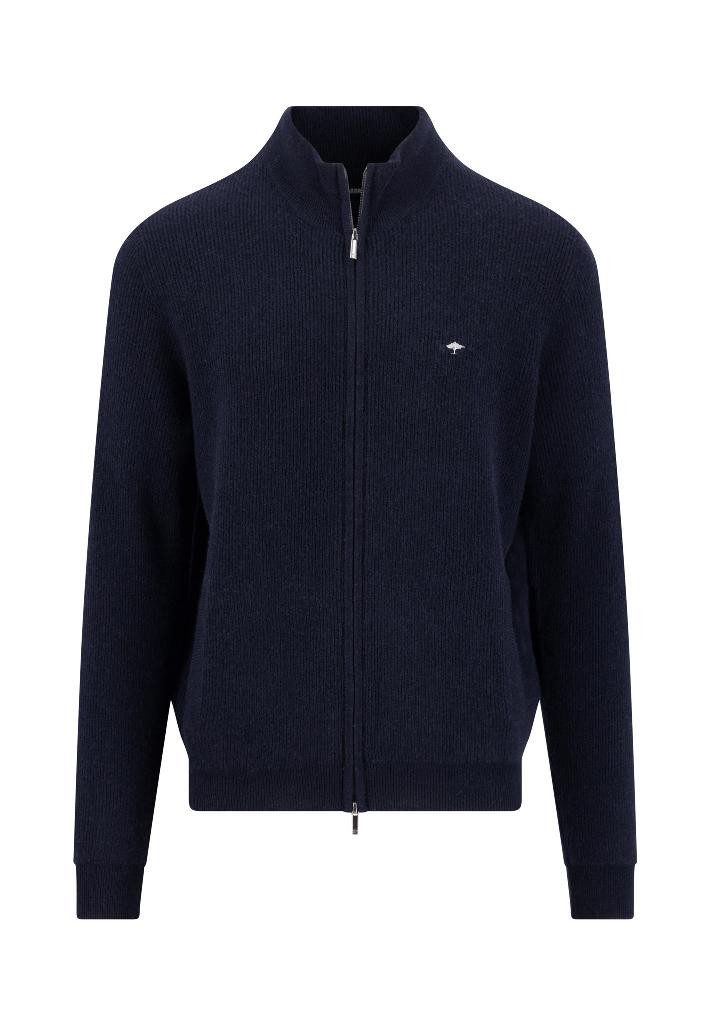 FYNCH-HATTON Steppweste Cardi Stand-Up, struct, Merino Cash