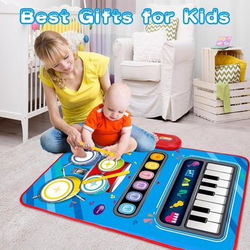Inshow Spielzeug-Musikinstrument Riesen Klaviermatte XXL Tanzmatte Musikmatte Kids Piano und Musikbox
