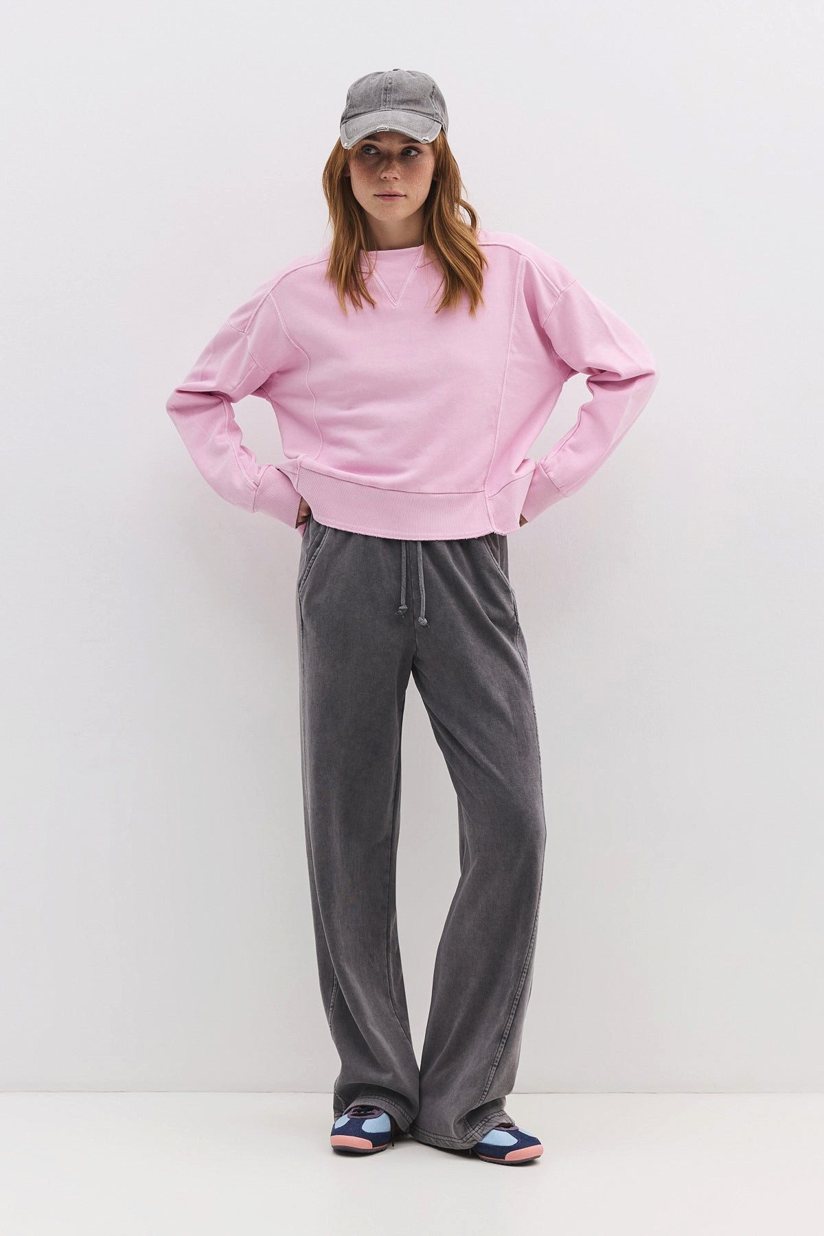 No Matter What Kapuzensweatshirt Sweatshirt mit Rundhalsausschnitt