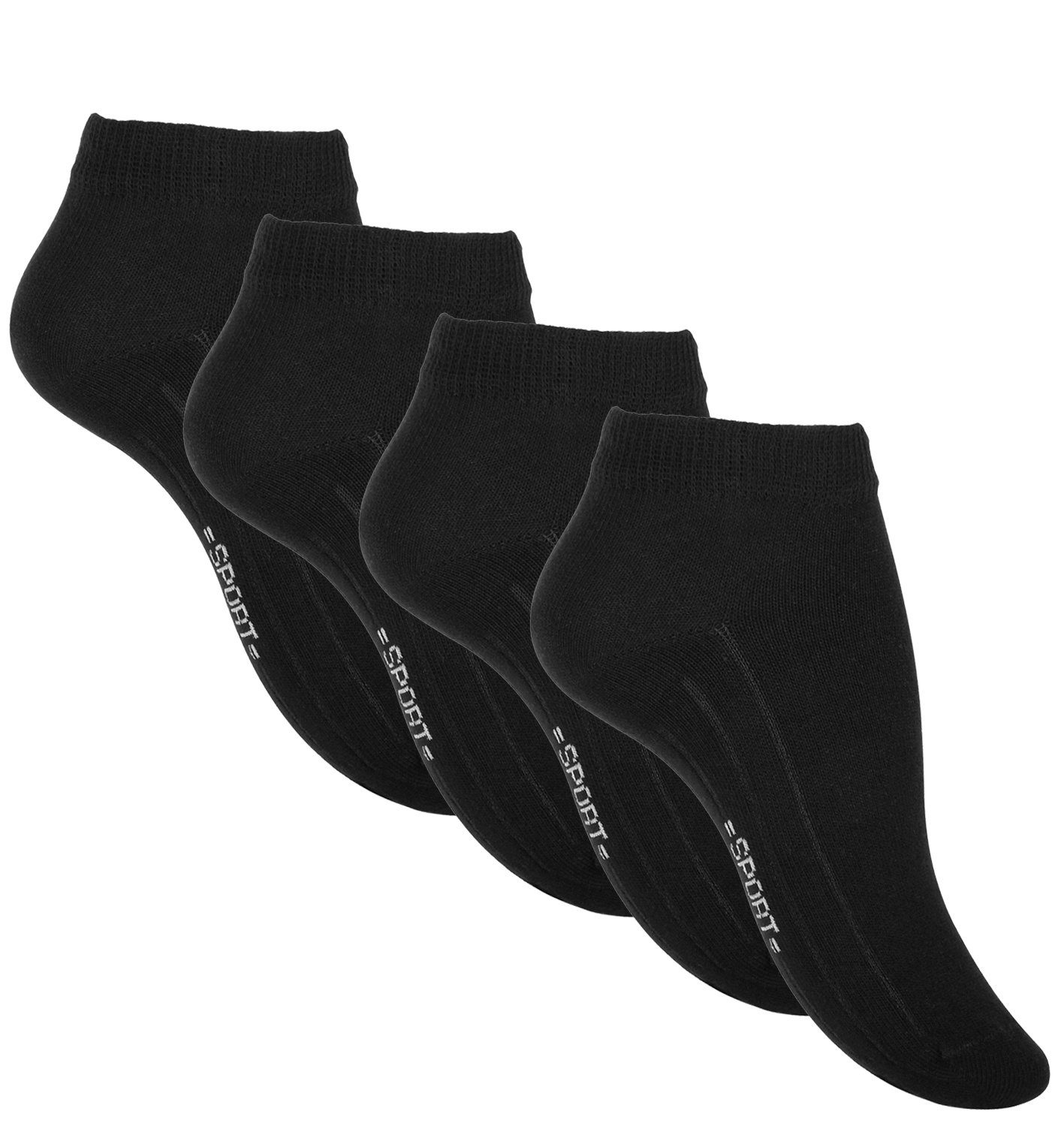 angenehmer (8-Paar) Sneakersocken Prime® Baumwollqualität Cotton in