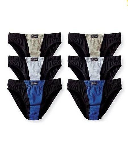 le jogger® Slip (Packung, 6-St) mit farblich abgesetztem Einsatz