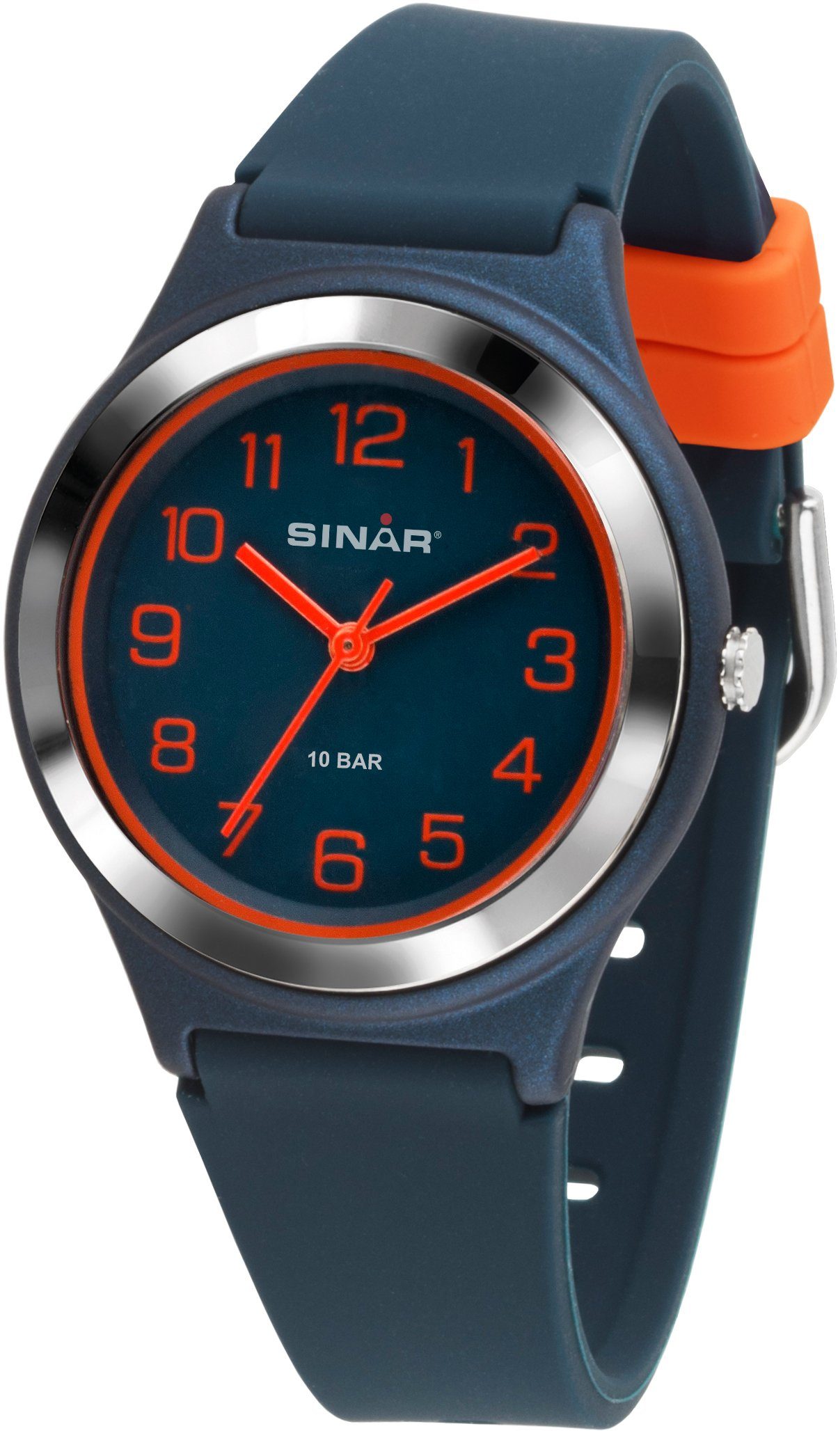 SINAR Quarzuhr XB-48-12, Armbanduhr, Damenuhr,Jugendliche, Silikonarmband, günstig online kaufen