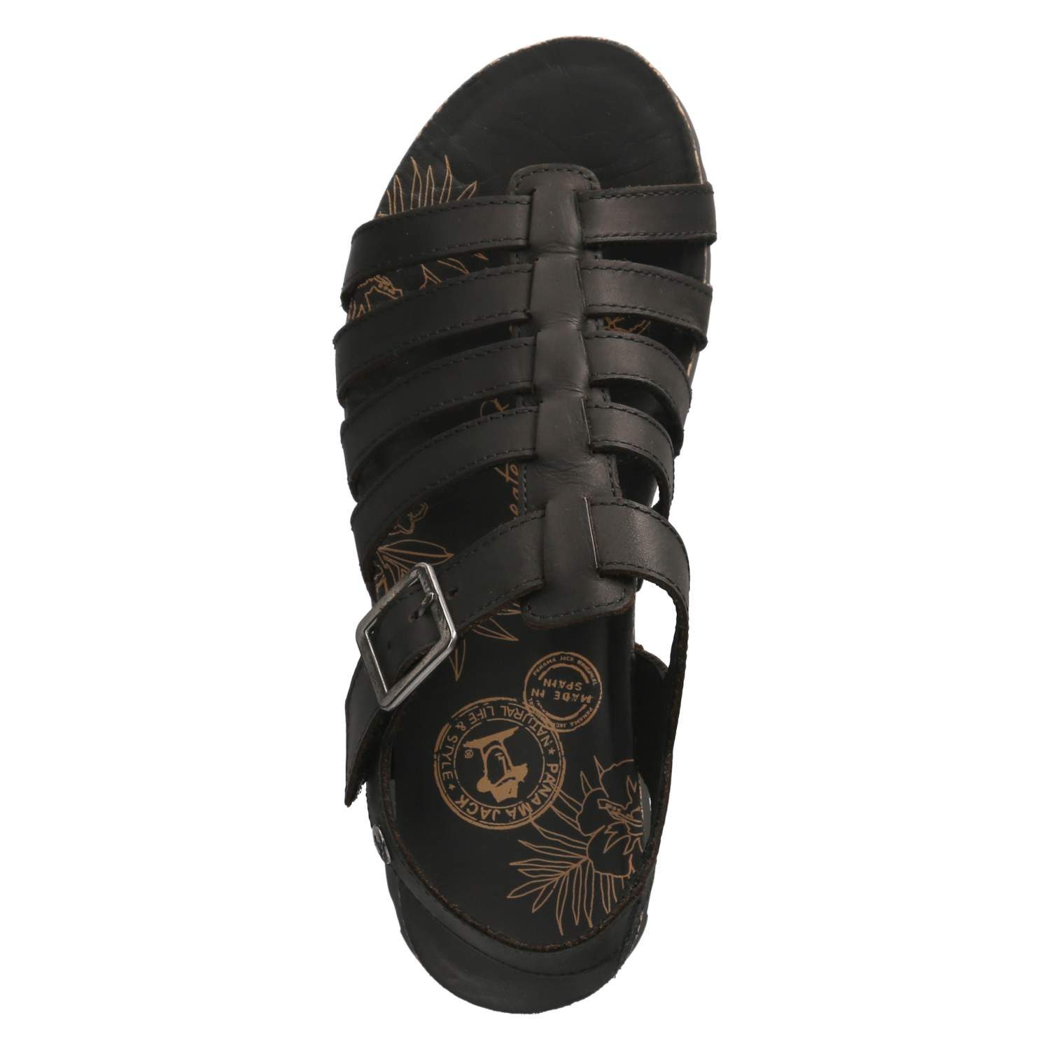 Panama Jack Panama Jack Sasha B1 Damen Glattleder black Sandalette