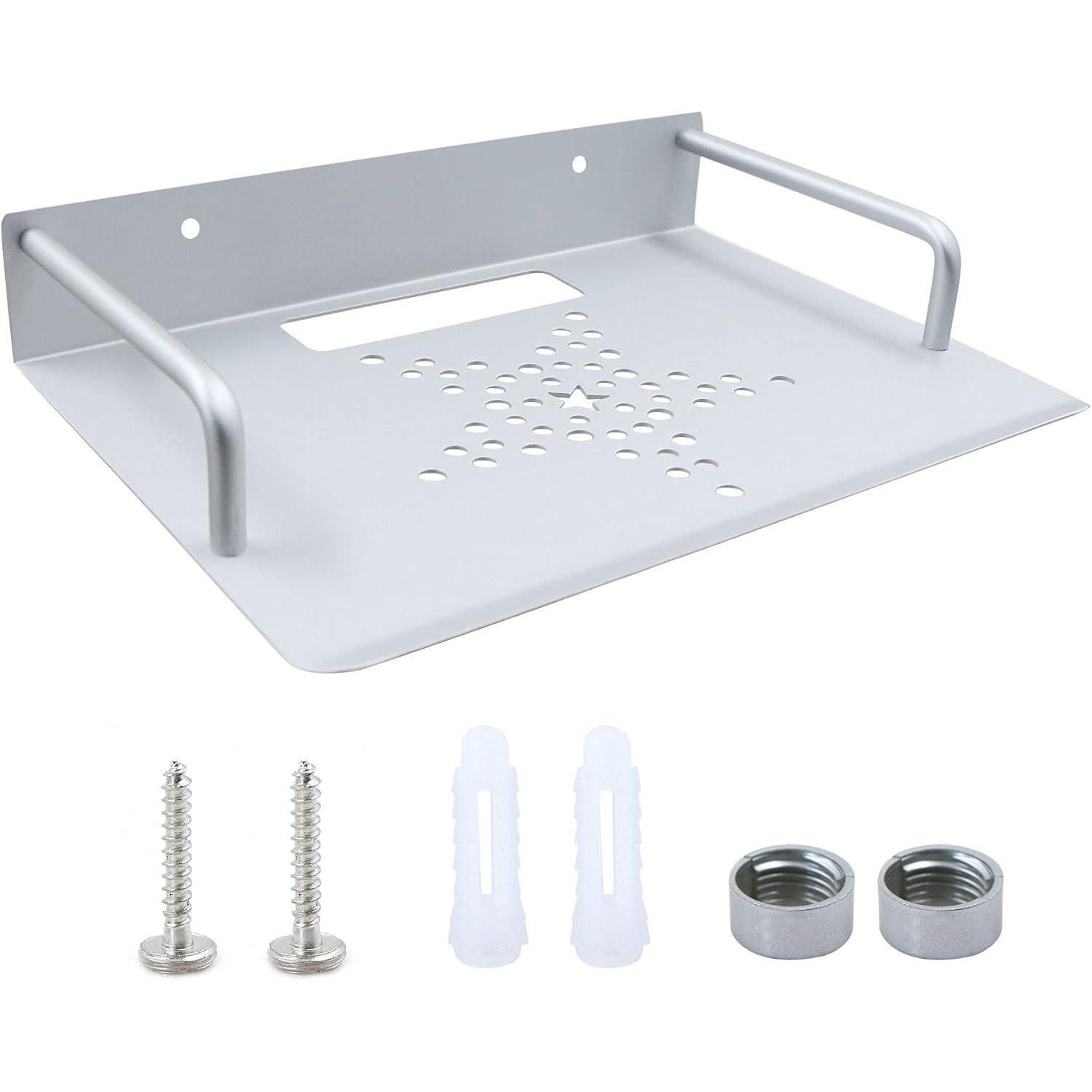 LuxusKollektion Rack Wandhalterung Router Tablett Repeater Rack Netzwerk Regal 23x16cm