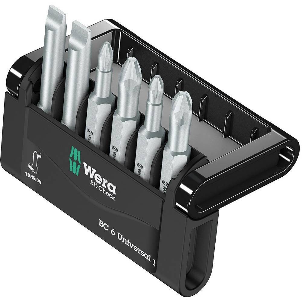 Wera Bit-Set Bit-Check 6 Universal 1, 6teilig