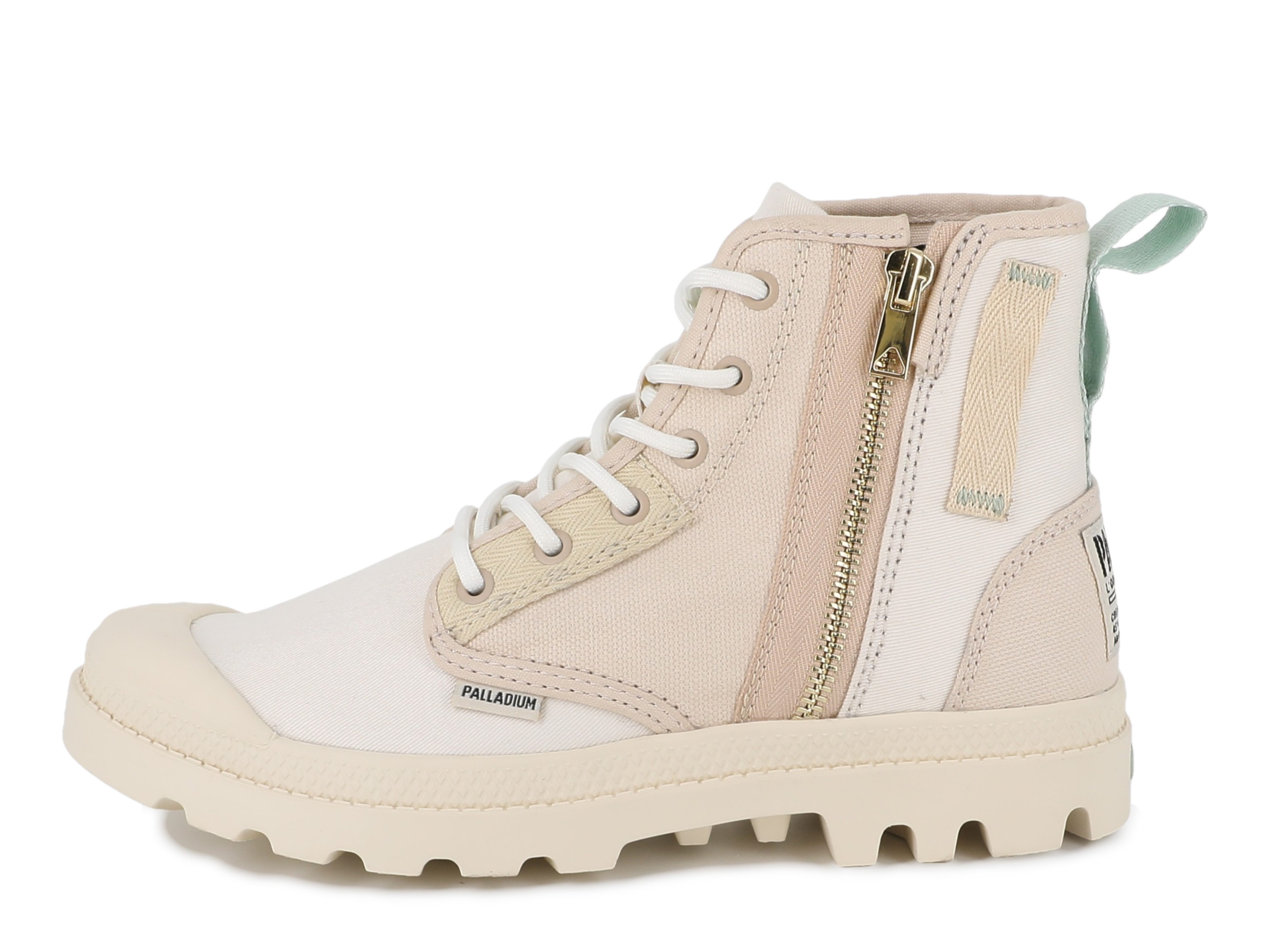 Palladium PAMPA DETROIT ZIP SU Schnürboots Schnürstiefel, Schnürstiefelette aus Canvas mit Reißverschluss