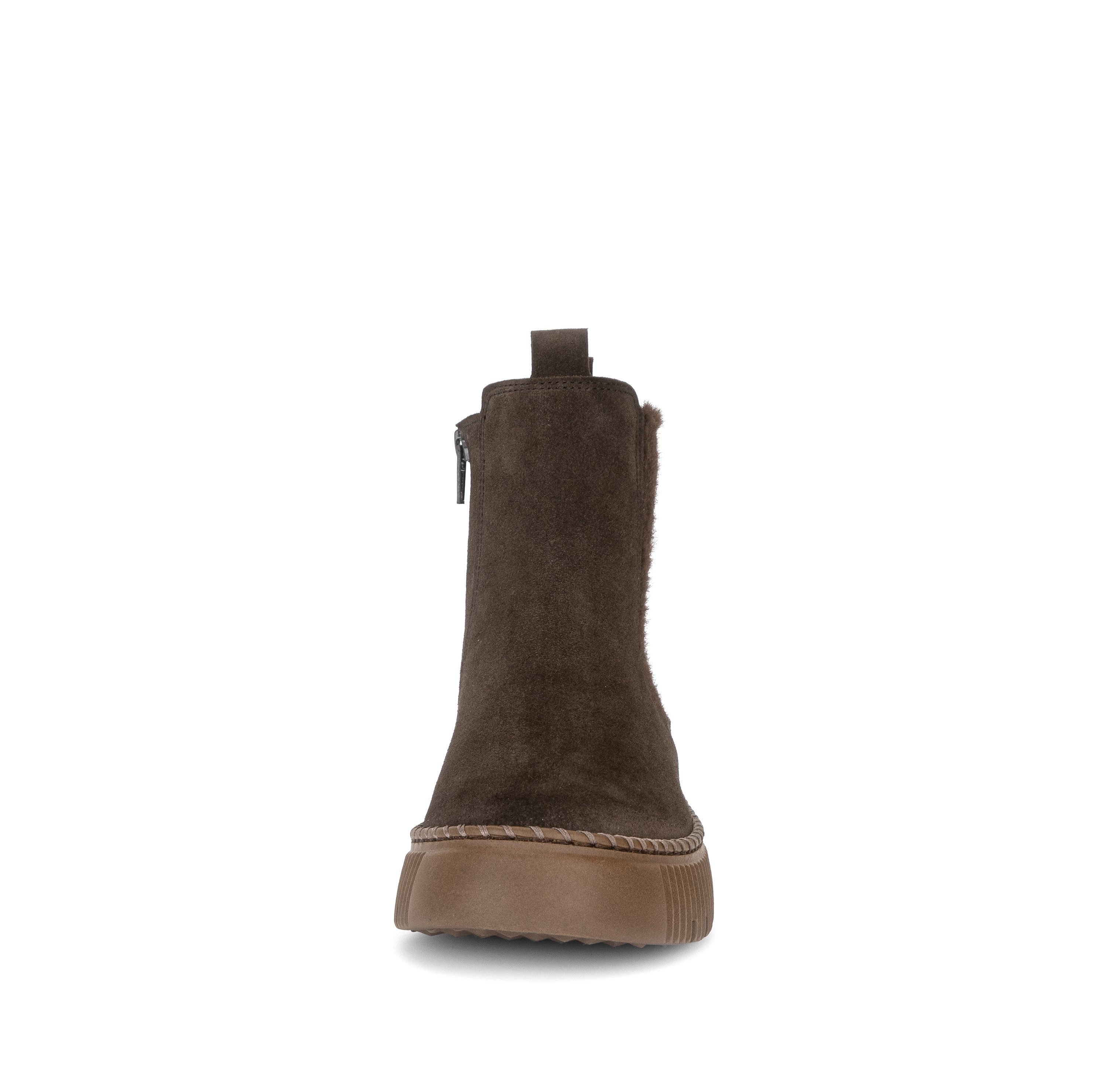 Gabor Chelseaboots Plateau, Stiefelette mit zwei Anziehlaschen
