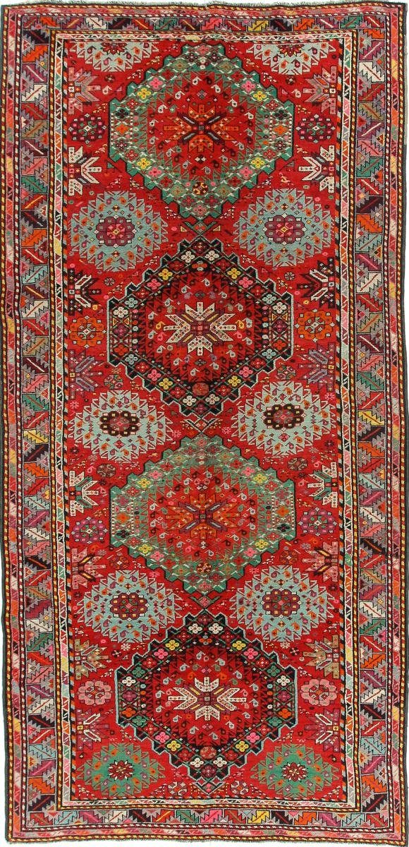 Orientteppich Russia Antik 143x297 Handgeknüpfter Orientteppich Läufer, Nain Trading, rechteckig, Höhe: 5 mm | Kurzflor-Teppiche