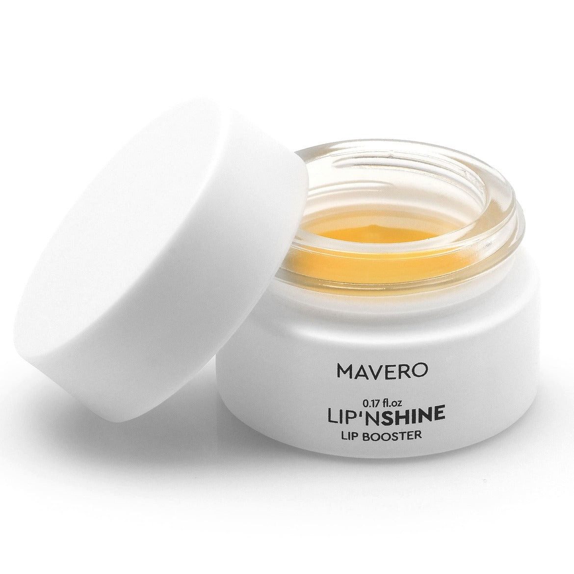 MAVERO Cosmetics Lip-Booster LIP'NSHINE Lip-Booster und Lippenpflege 5 ml, 1-tlg., mit Capsaicin, Mandelöl, Sheabutter und Bienenwachs