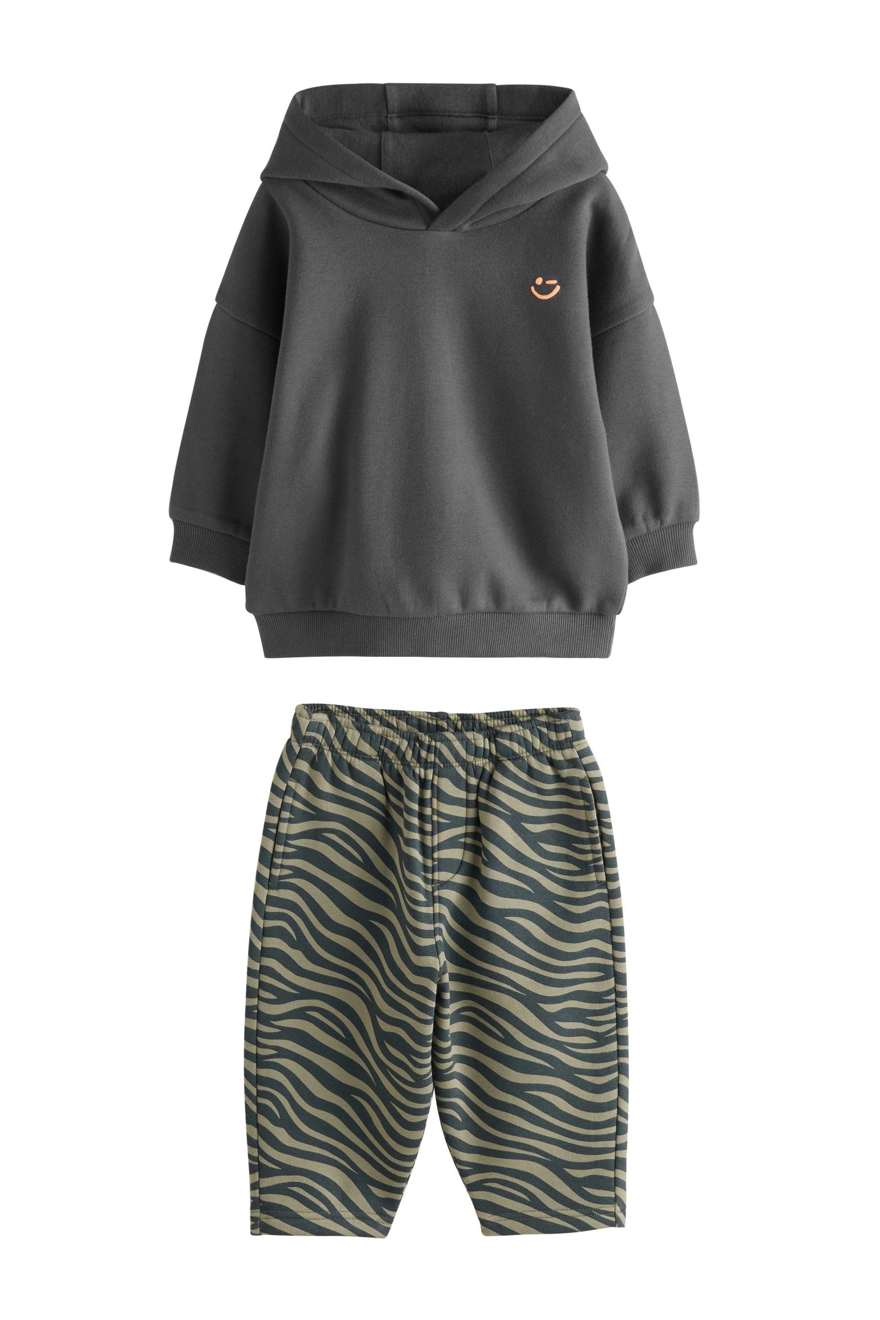 Next Sweatanzug Blockfarben-Kapuzensweatshirt und Jogginghose (2-tlg) günstig online kaufen