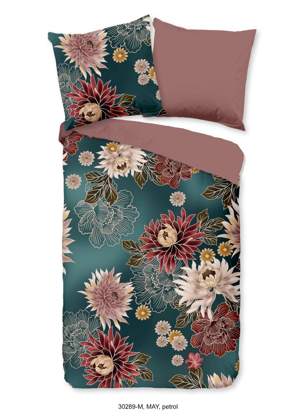 Pure Bettwäsche mikrofaser bettwäsche 135 x 200 blumen bettwäsche 135x200 b günstig online kaufen