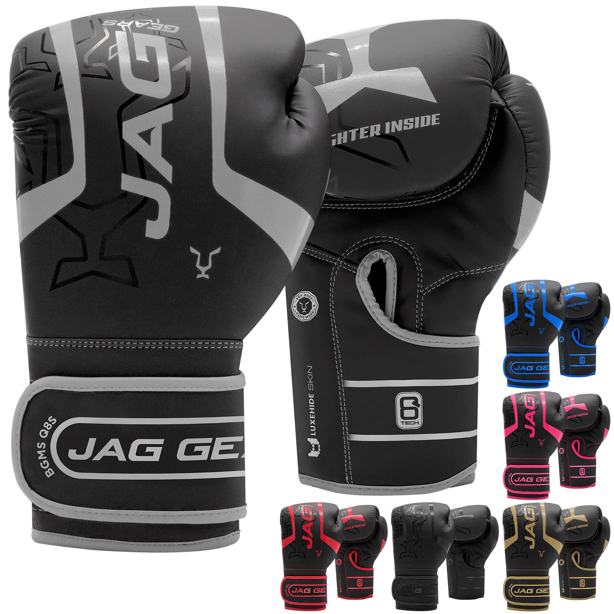 JAG GEARS Boxhandschuhe Jag Gears Boxhandschuhe für MMA, Kickboxen und Kampfsporttraining