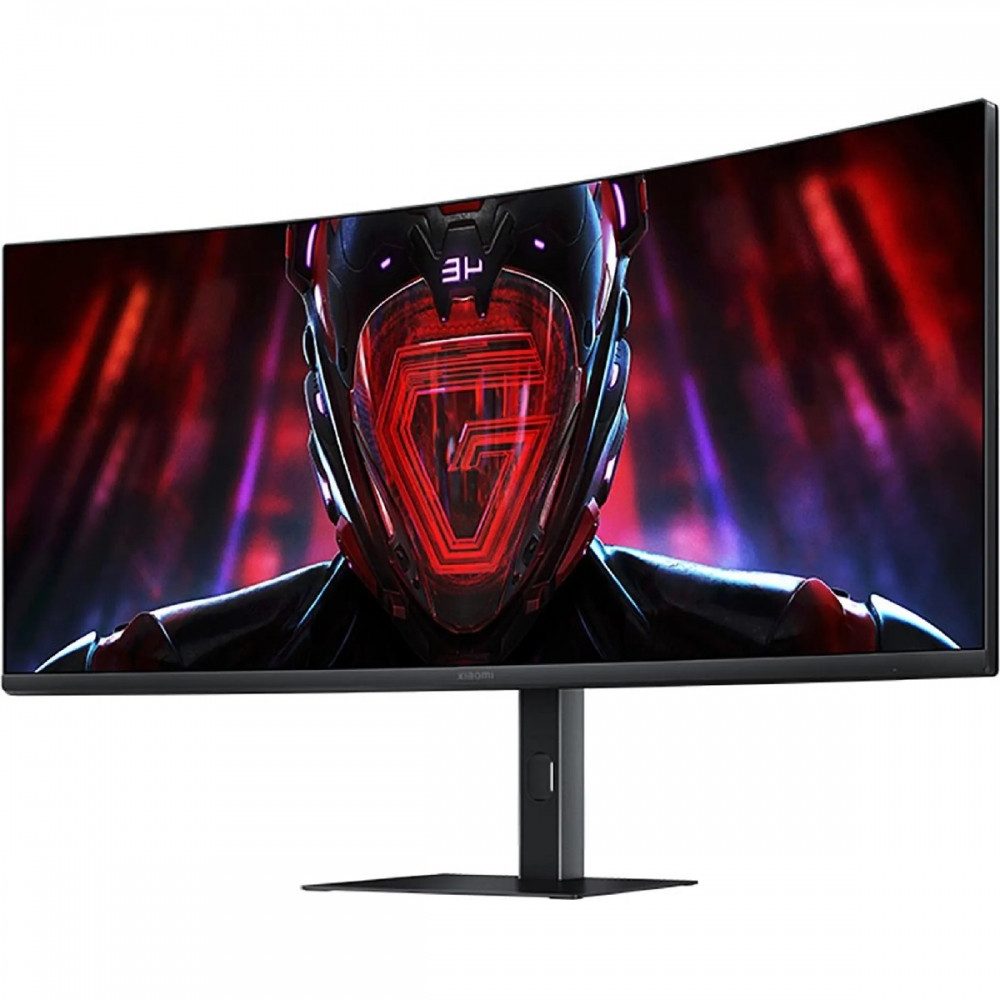 Xiaomi ELA5454EU Gaming Monitor G34WQi 3440x1440 UWQHD 180Hz schwarz. TFT-Monitor (3440x1440 (UWQHD) px, 3440x1440 (UWQHD), 1 ms Reaktionszeit, matt (non-glare), Gebogenes 1500R-Display)