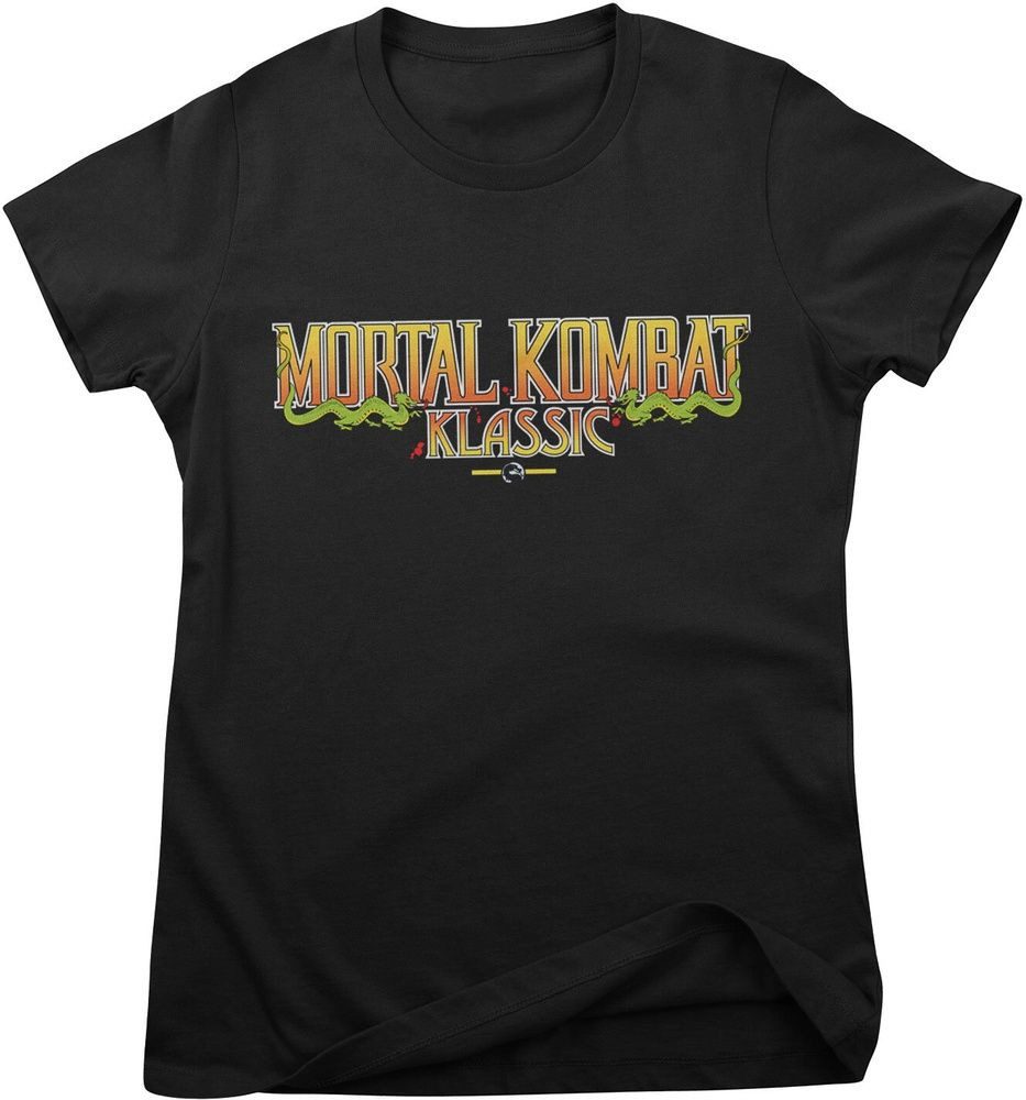 Mortal Kombat T-Shirt Klassic Logo Girly Tee