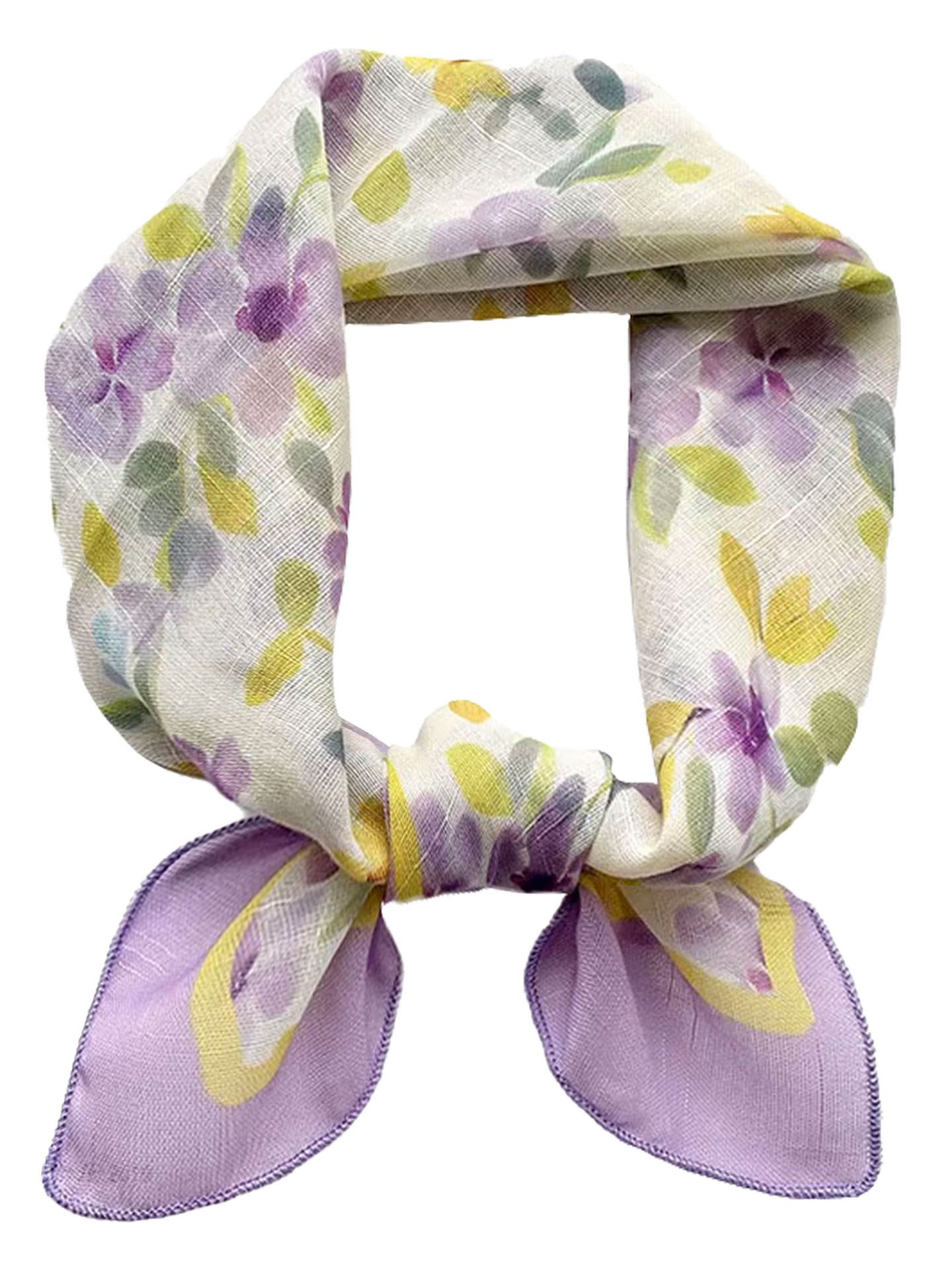 Moschen-Bayern Nickituch Halstuch Damen klein Nickituch Sommer Baumwolle Rosa Violett