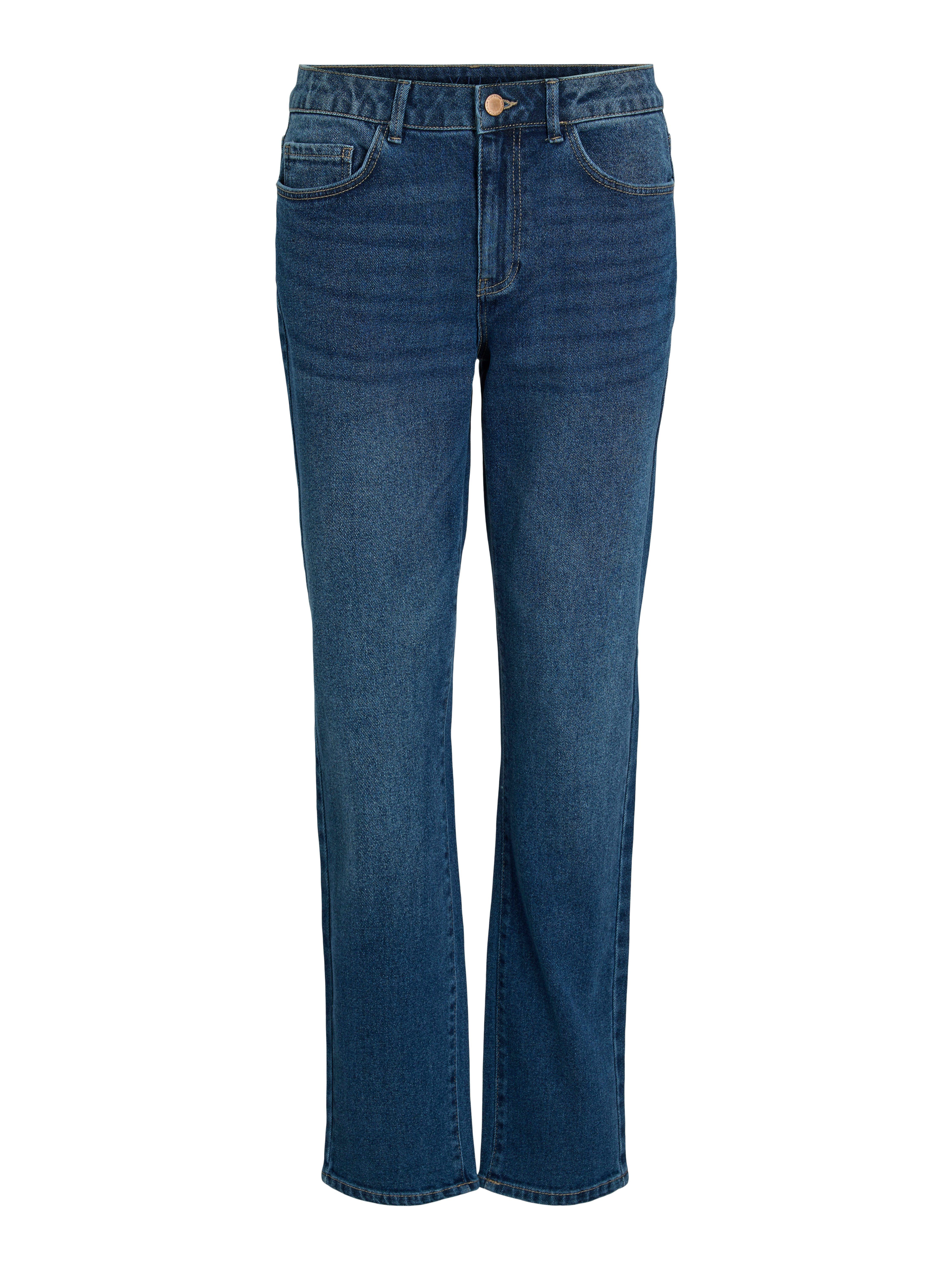 Vila Straight-Jeans VIALICE RW STRAIGHT JEANS MBD SOL91-NOOS