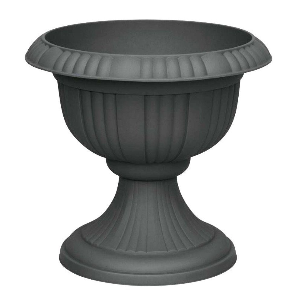 meberg Blumentopf, Blumenspindel Anthrazit Kunststoff 40 x 36 cm 10 L