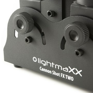 lightmaXX Discolicht, Cannon Shot FX FOUR, Konfetti Kanone, Streamer Kanone