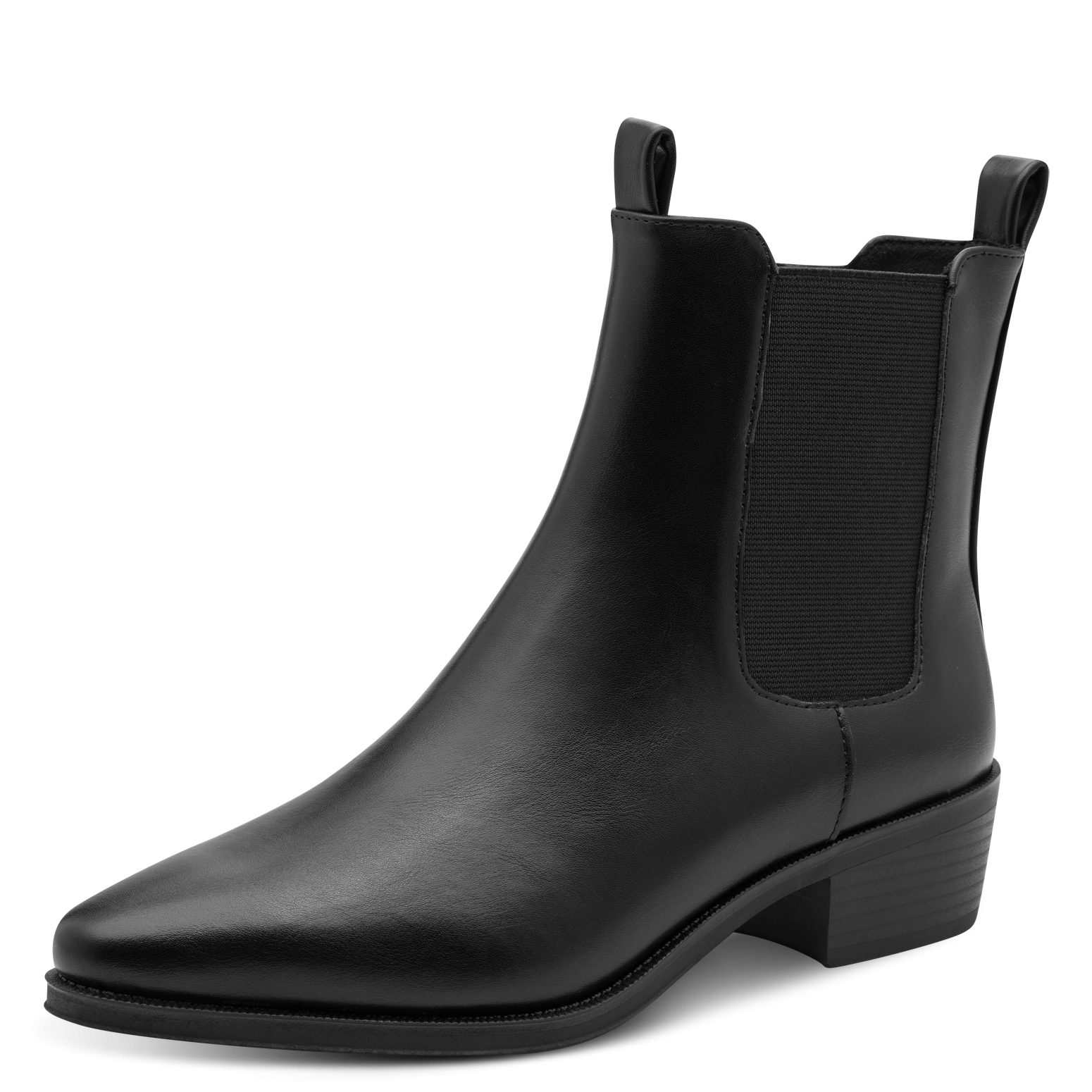 MARCO TOZZI Chelseaboots Stiefelette, Westernboots mit Stretch-Einsatz und Reißverschluss